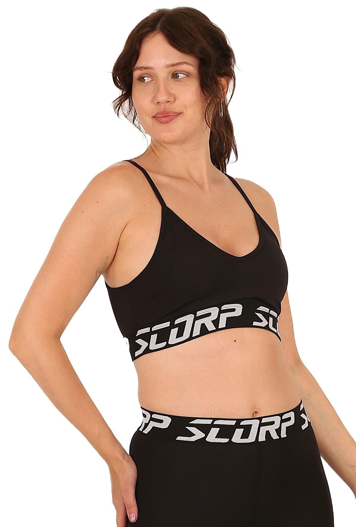 Scorp Elite Pro Spor Sütyen Siyah