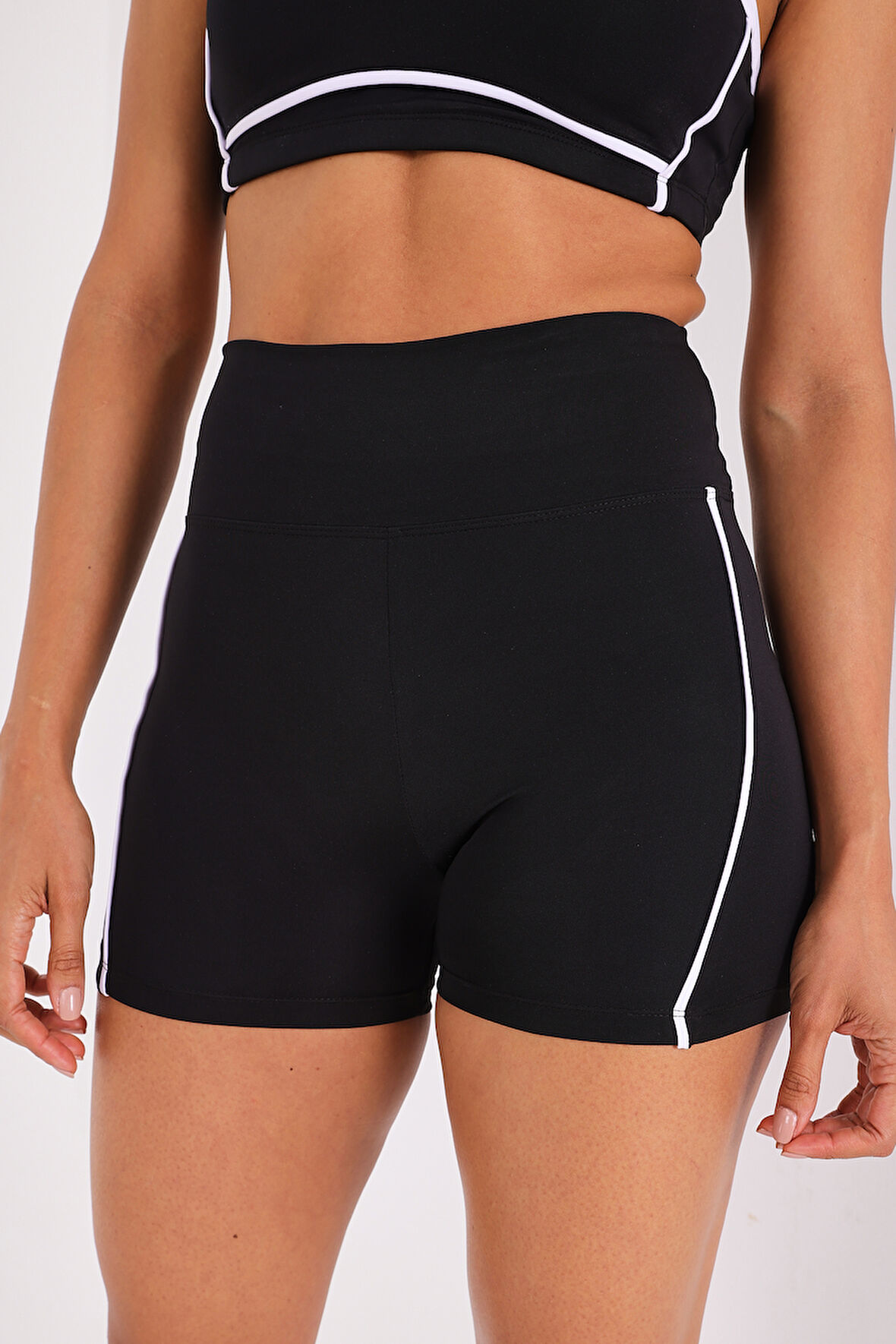 Scorp Omni Kadın Spor Biker Tayt Siyah