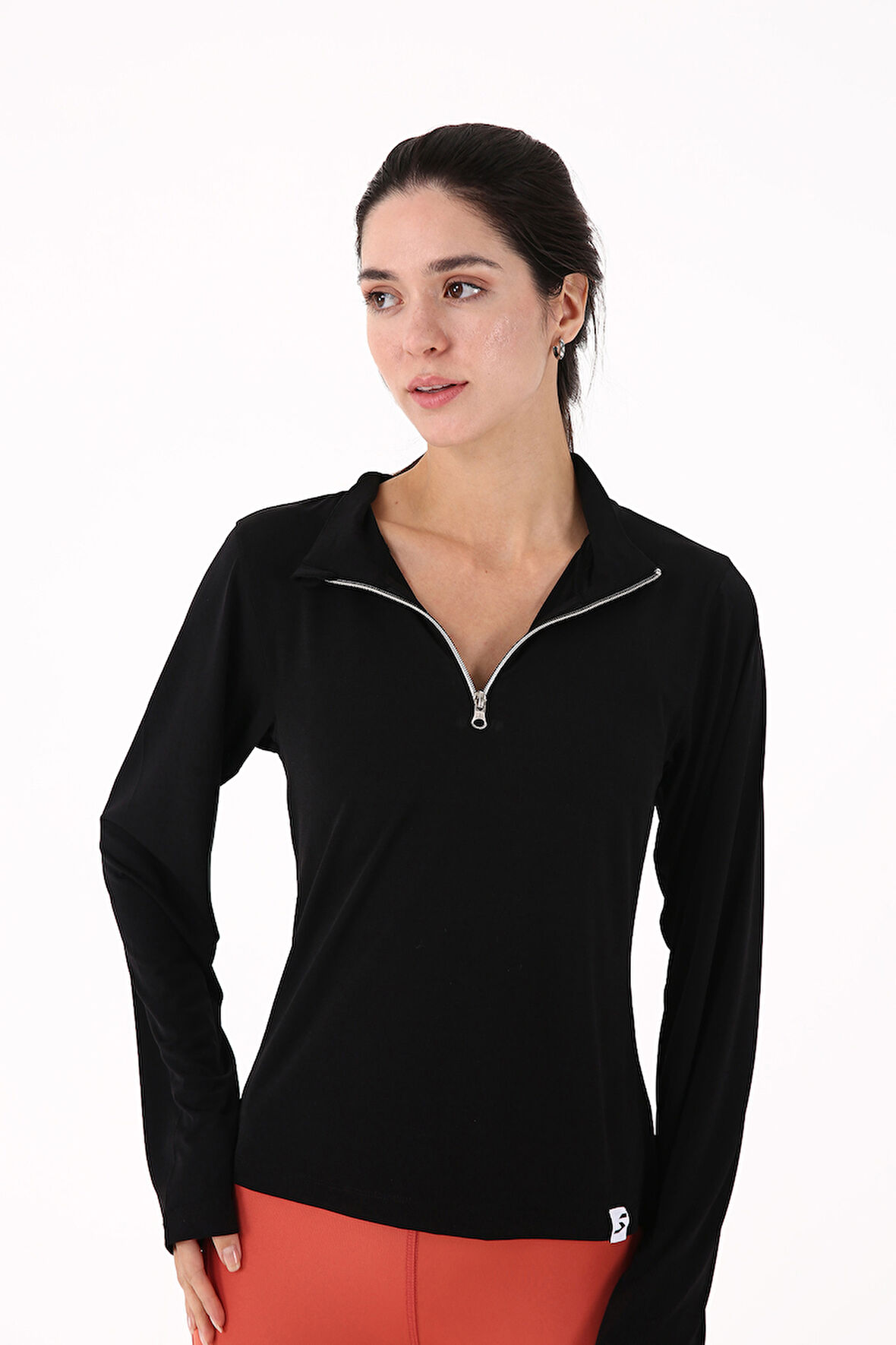 Scorp Sprint Track Top Kadın Sweatshirt Siyah