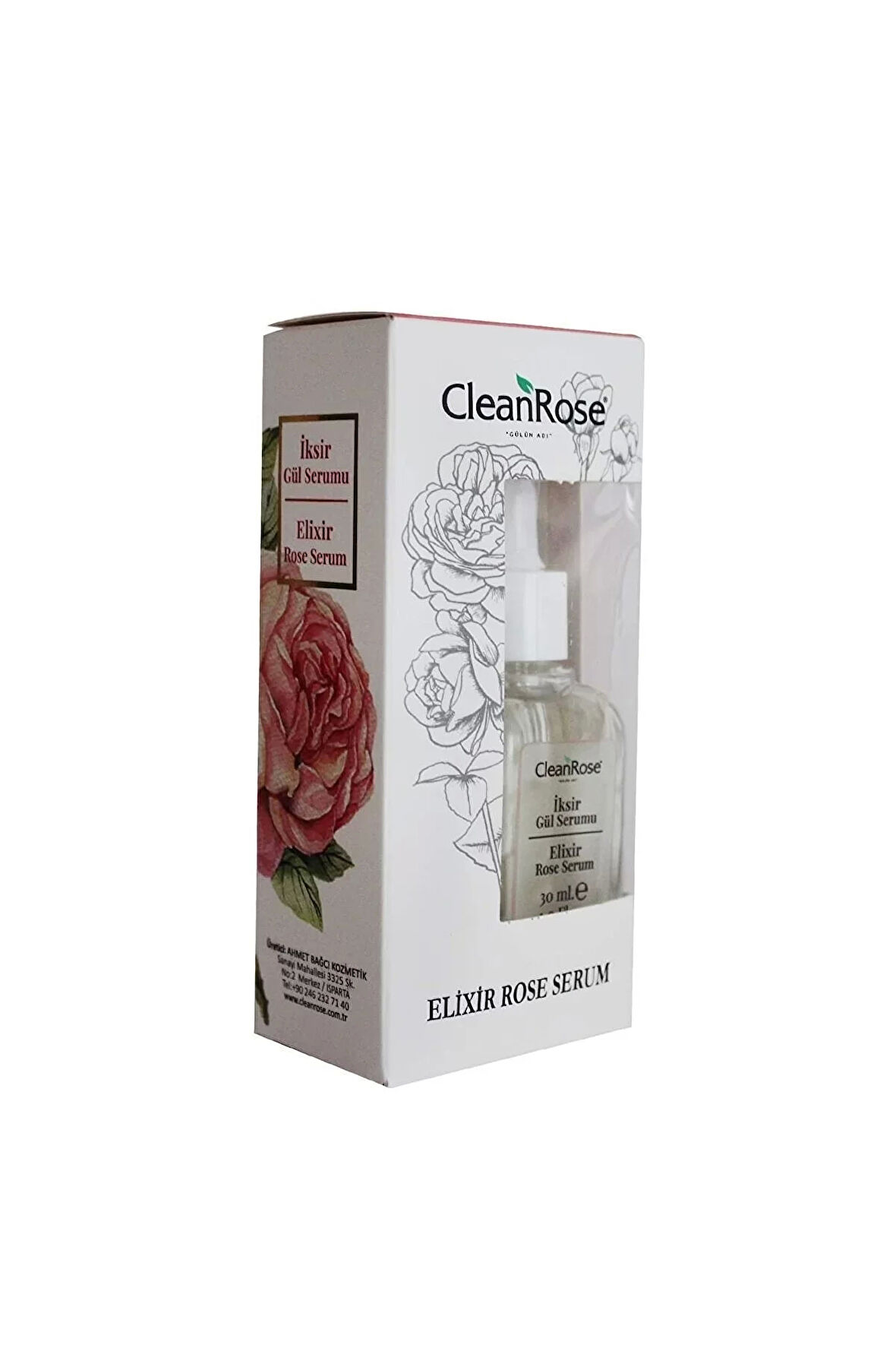 Clean Rose Elixir Gül Serumu 30 ml