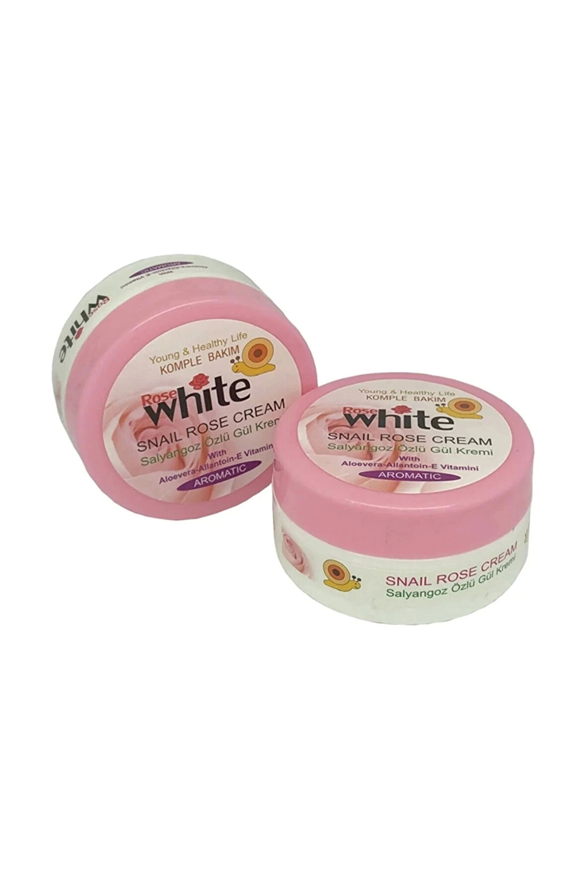 Rose White Salyangoz Özlü Gül Kremi 50 ml