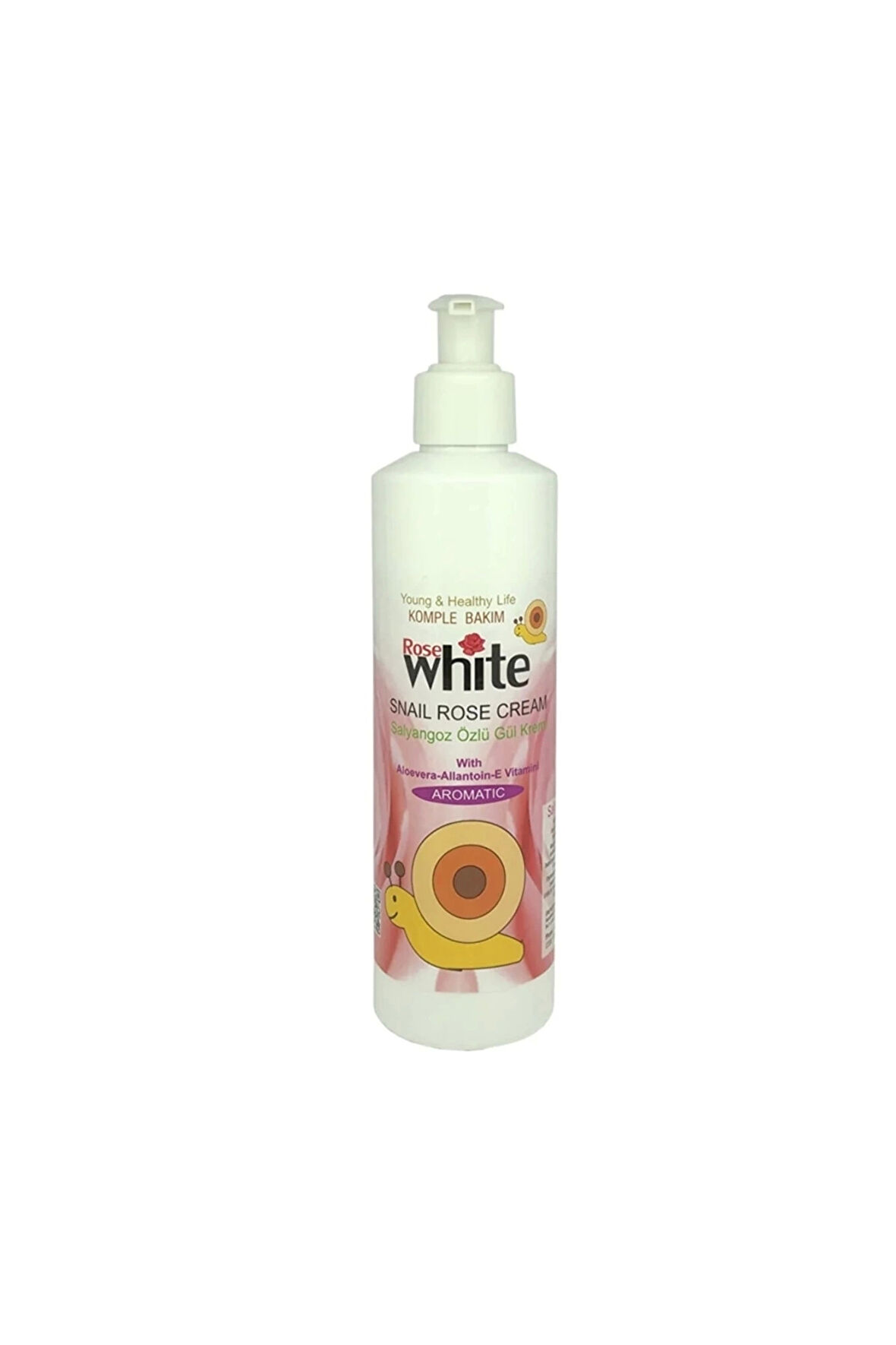 Rose White Salyangoz Özlü Gül Kremi 200 ml