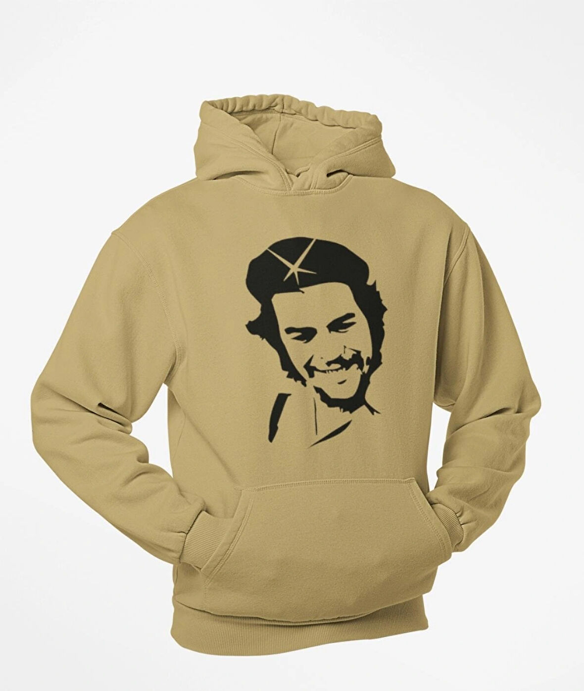 Che Guevara temalı kanguru sweatshirt