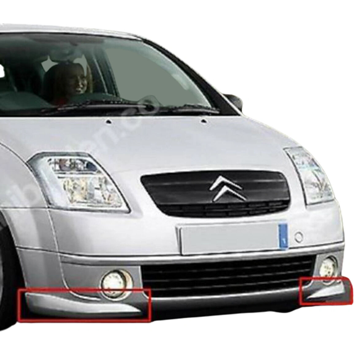 CİTROEN C2 ÖN TAMPON FLAP (( BOYASIZ - ASTARLI ))