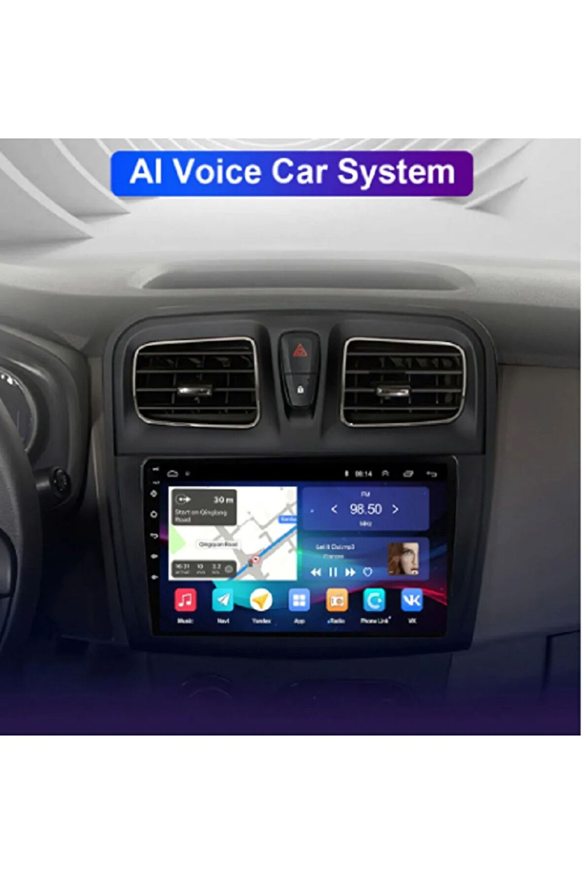 RENAULT SYMBOL 2012-2018 MULTİMEDYA CARPLAY EKRAN SETİ 4 GB RAM 64 HAFIZALI