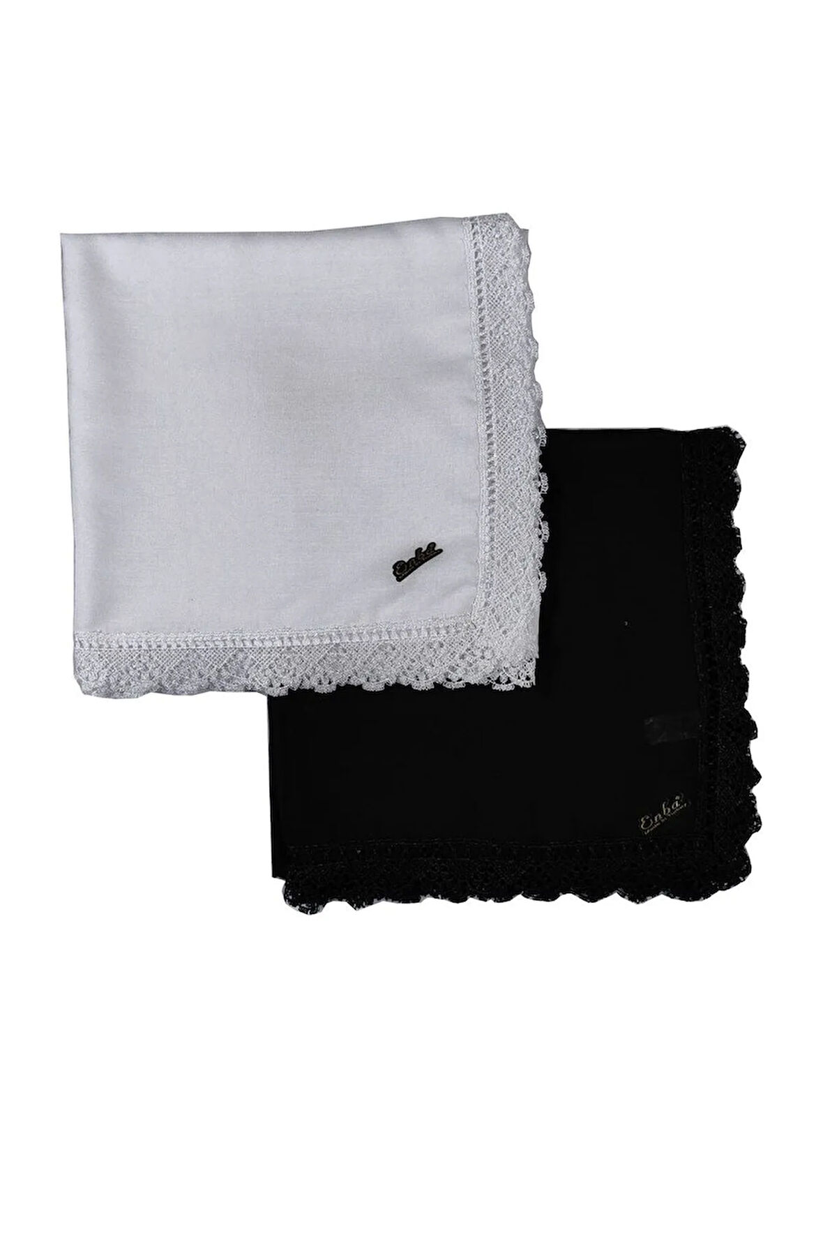 Enba Pamuklu İğne Oyalı Namaz ve Mevlüt Örtüsü 110x110 cm 2 Adet Tek Fiyat