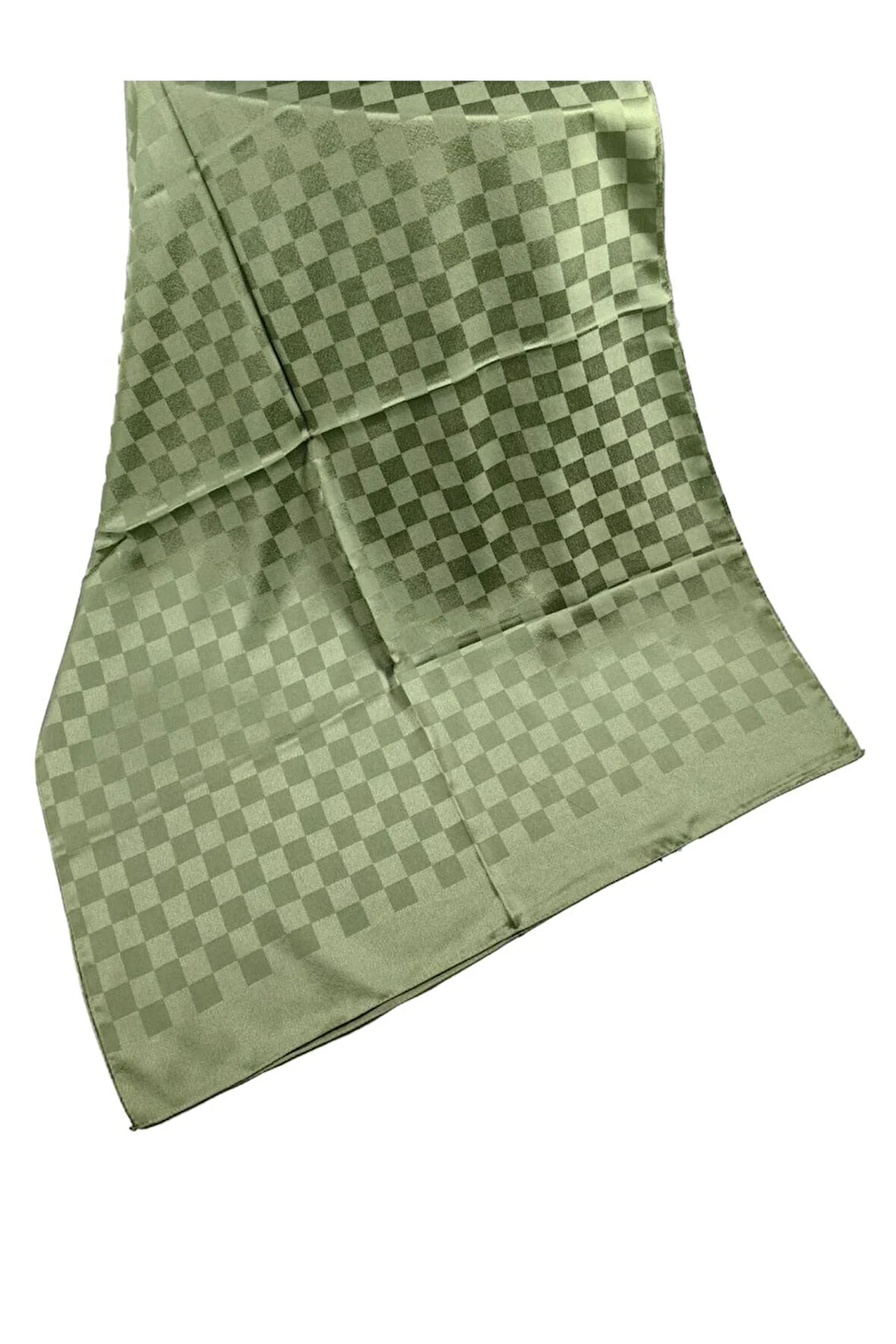 Emproyal Jan Jan Jakar Dama Desen Şal 75x190 cm - Yağ Yeşili