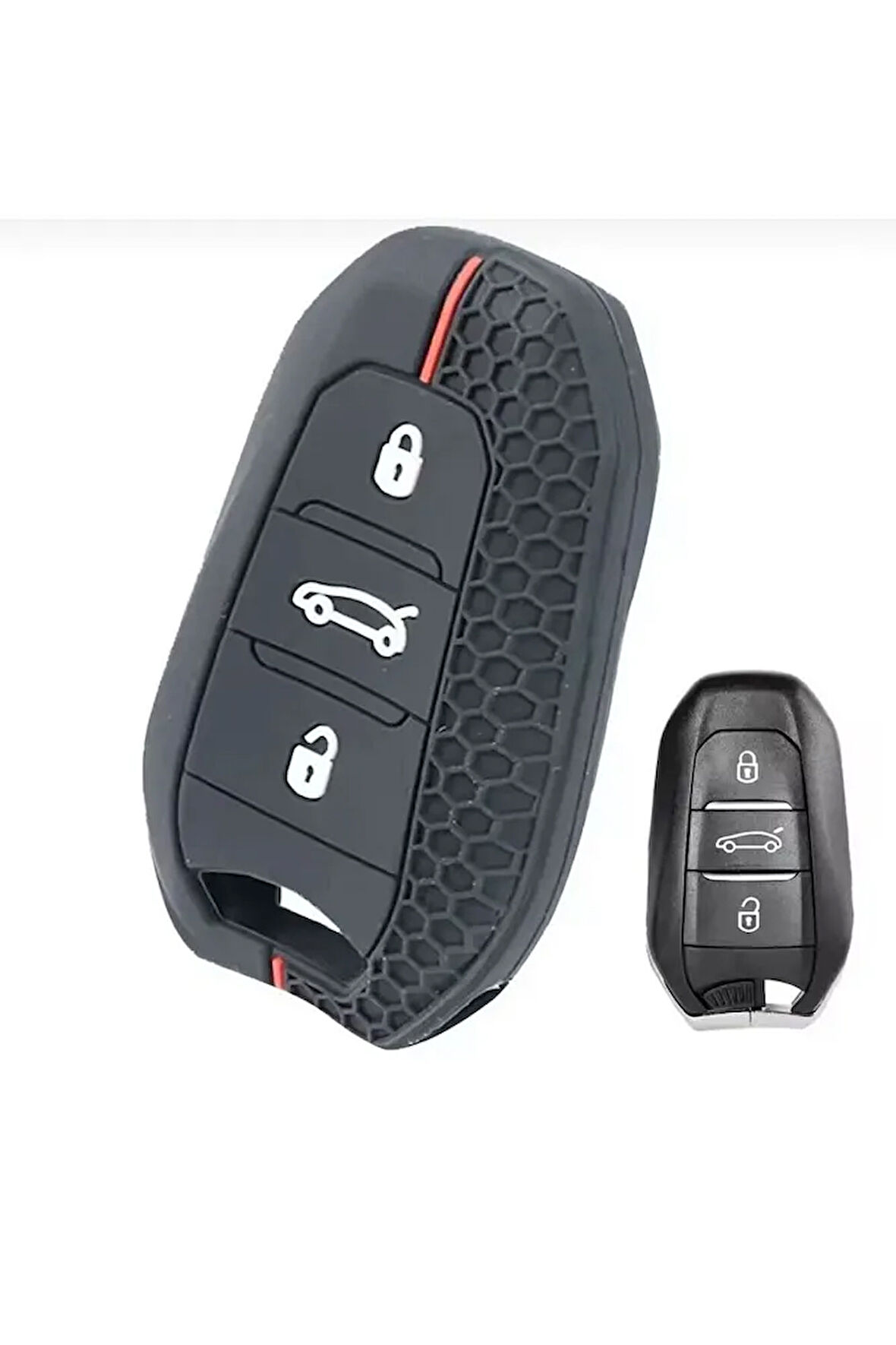 Peugeot 208 308 508 2008 3008 5008 Rifter Anahtar Koruma Kılıf Sustasız Anahtarsız Çaliştırma