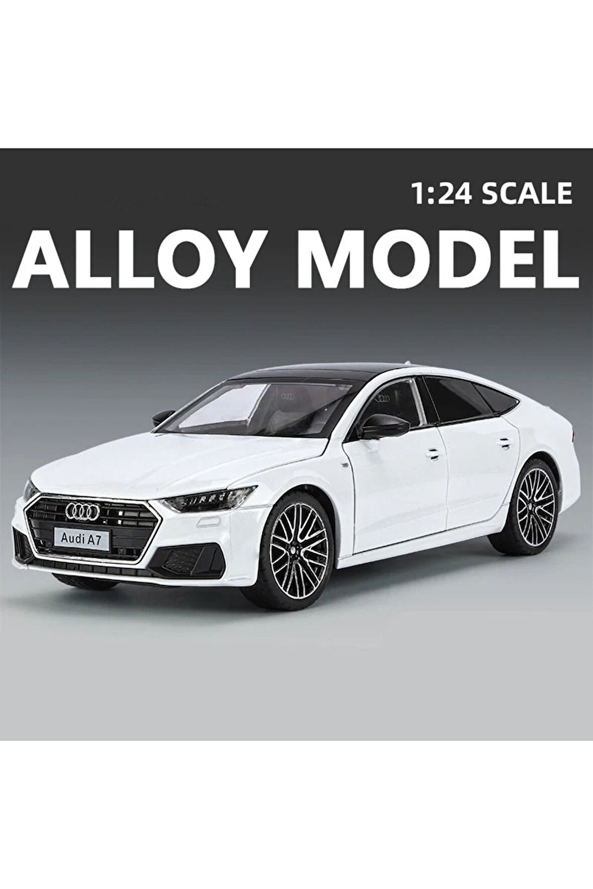 1.24 Audi A7 Işıklı Kapıları Açılabilen Oyuncak Araba