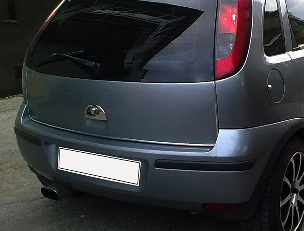 Corsa C Bagaj Açma 2000 - 2006 Krom Paslanmaz Çelik