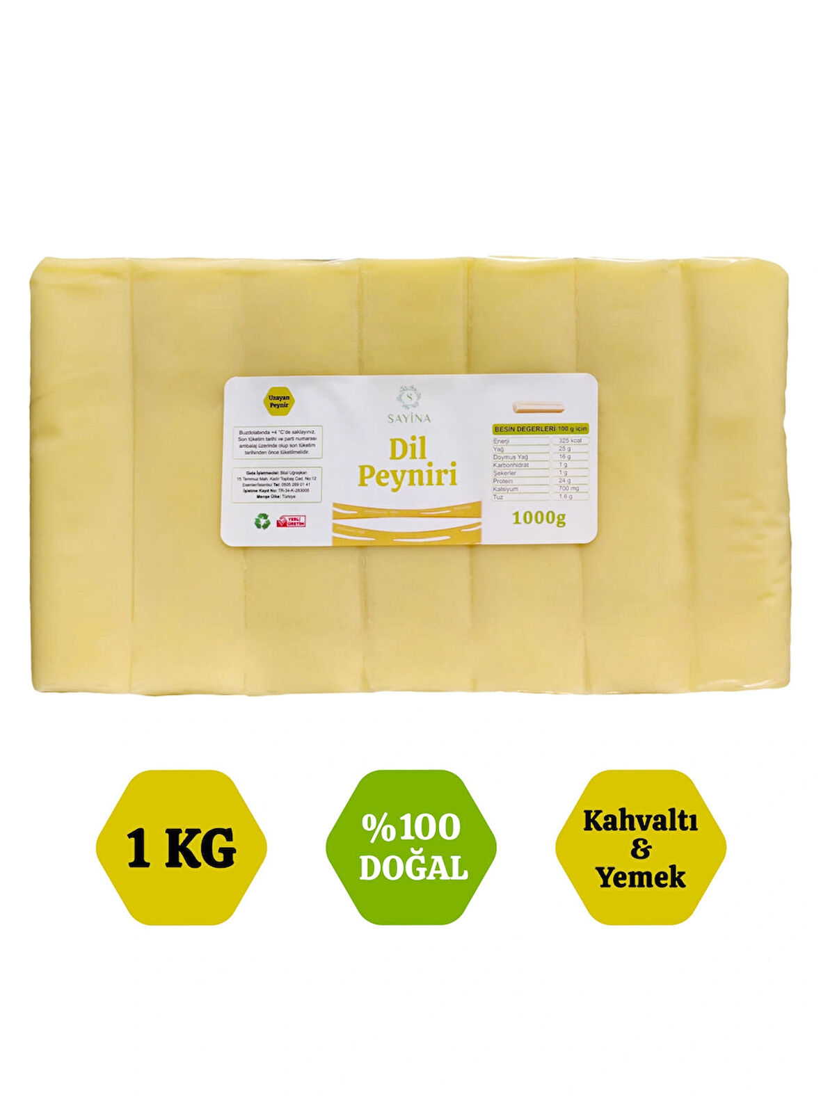 Trabzon Dil Peyniri 1000 Gr