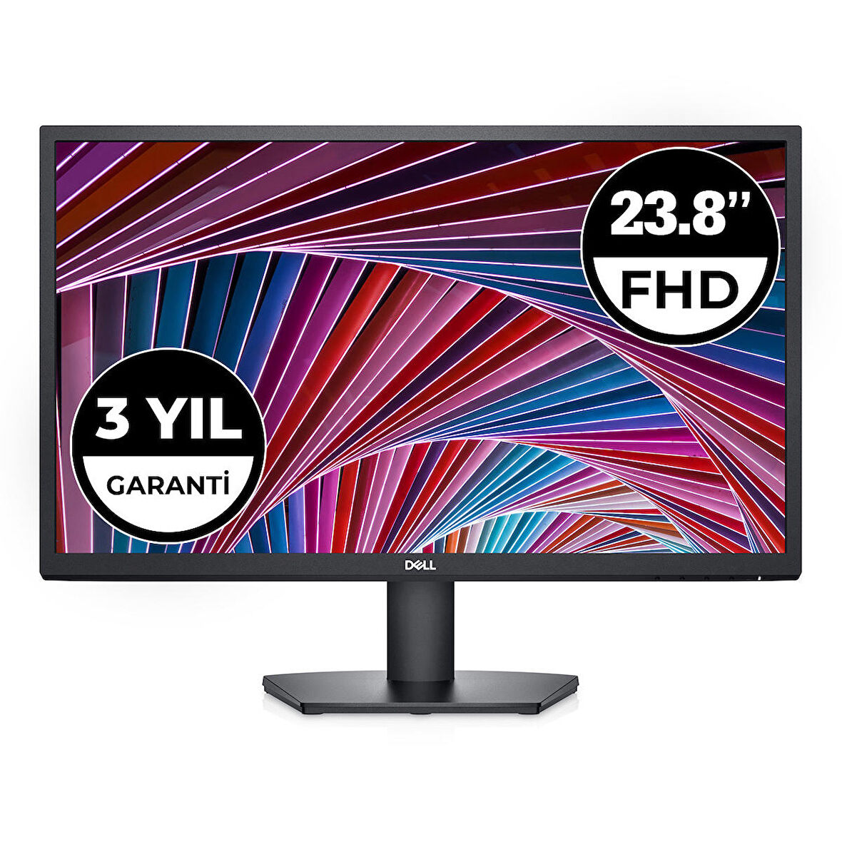 23.8" DELL SE2422H HDMI,VGA,VA Panel Monitör 3 Yıl Garanti