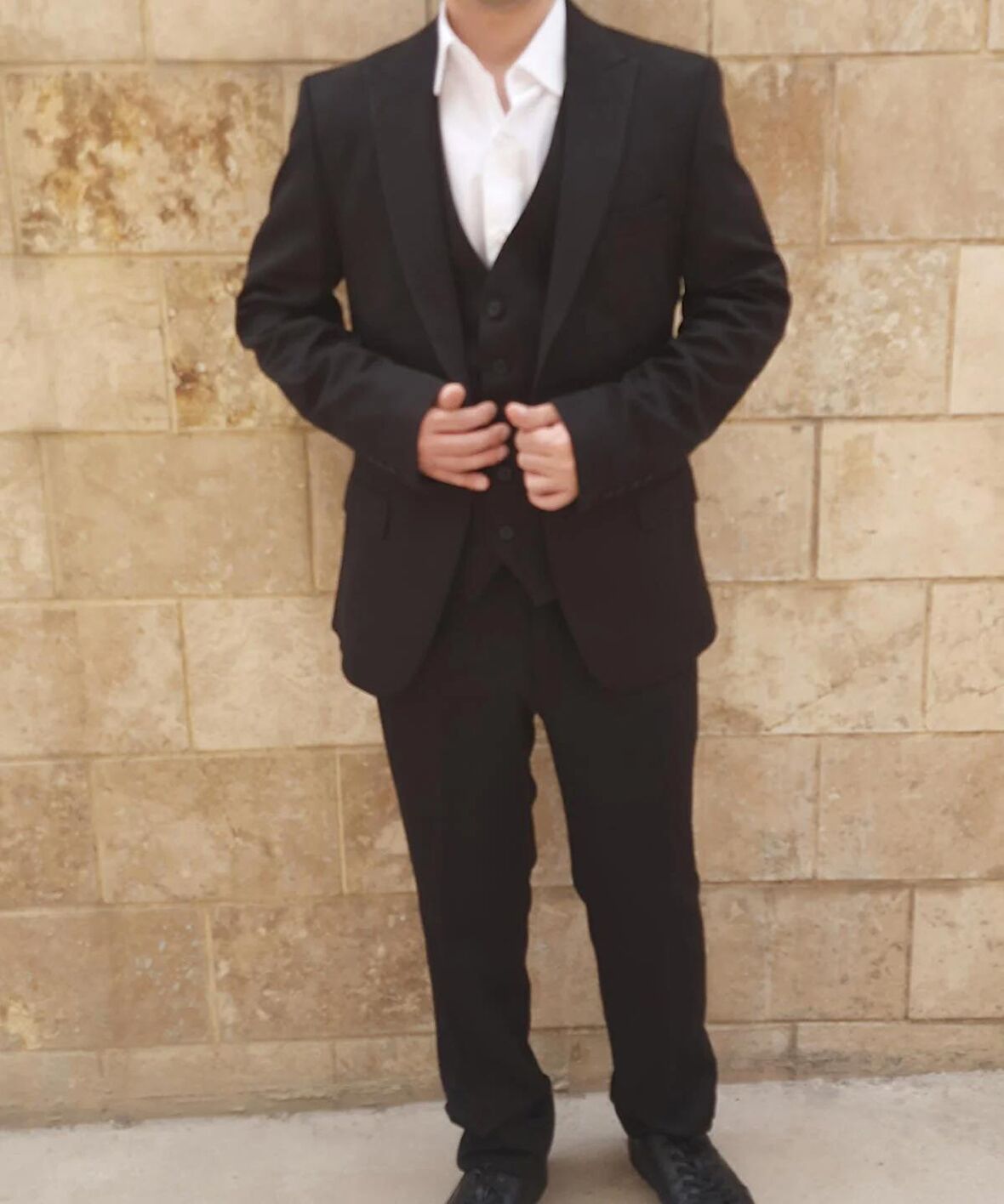 SLİM FİT ÇFT YIRTMAÇ YELEKLİ TAKIM ELBİSE