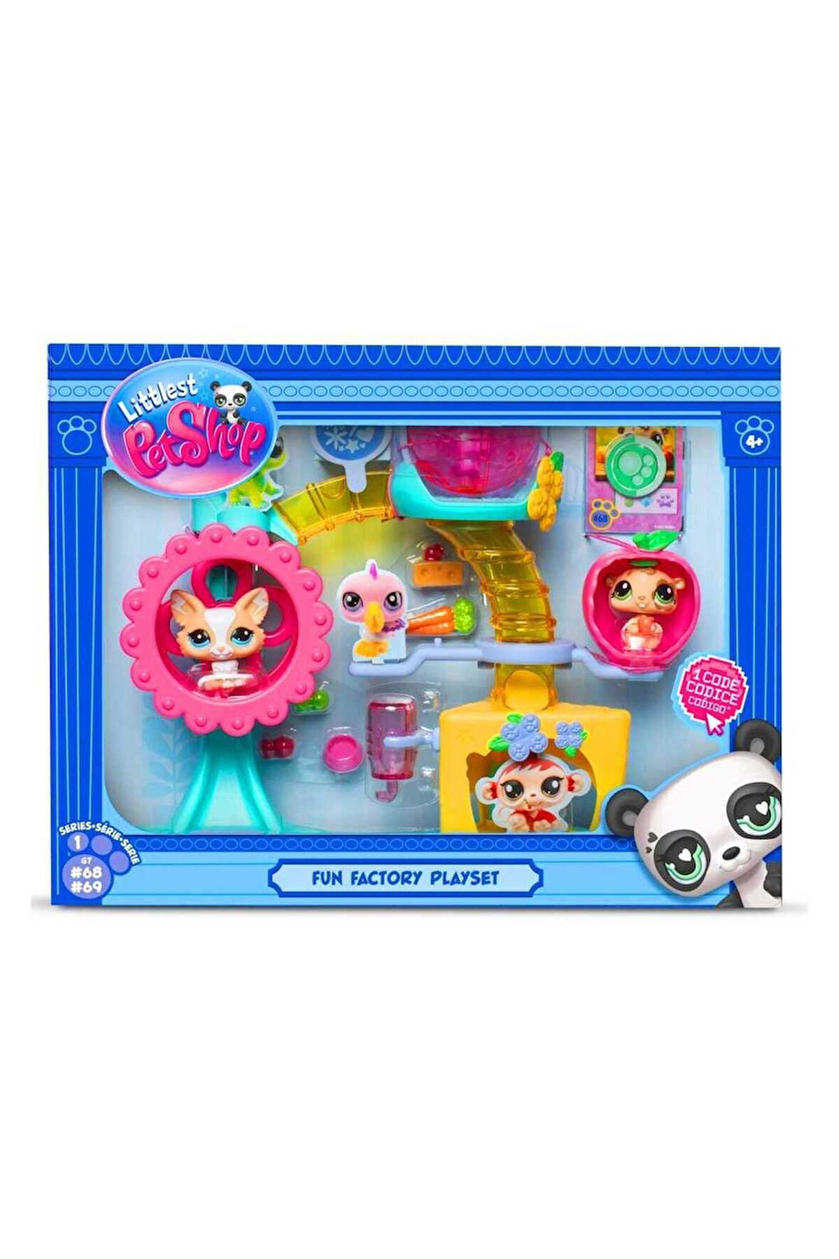 SEÇTİM ALDIM LİTTLEST PET SHOP MİNİŞLER 519 EĞLENCE FABRİKASI OYUN SETİ 2 Lİ MİNİŞ