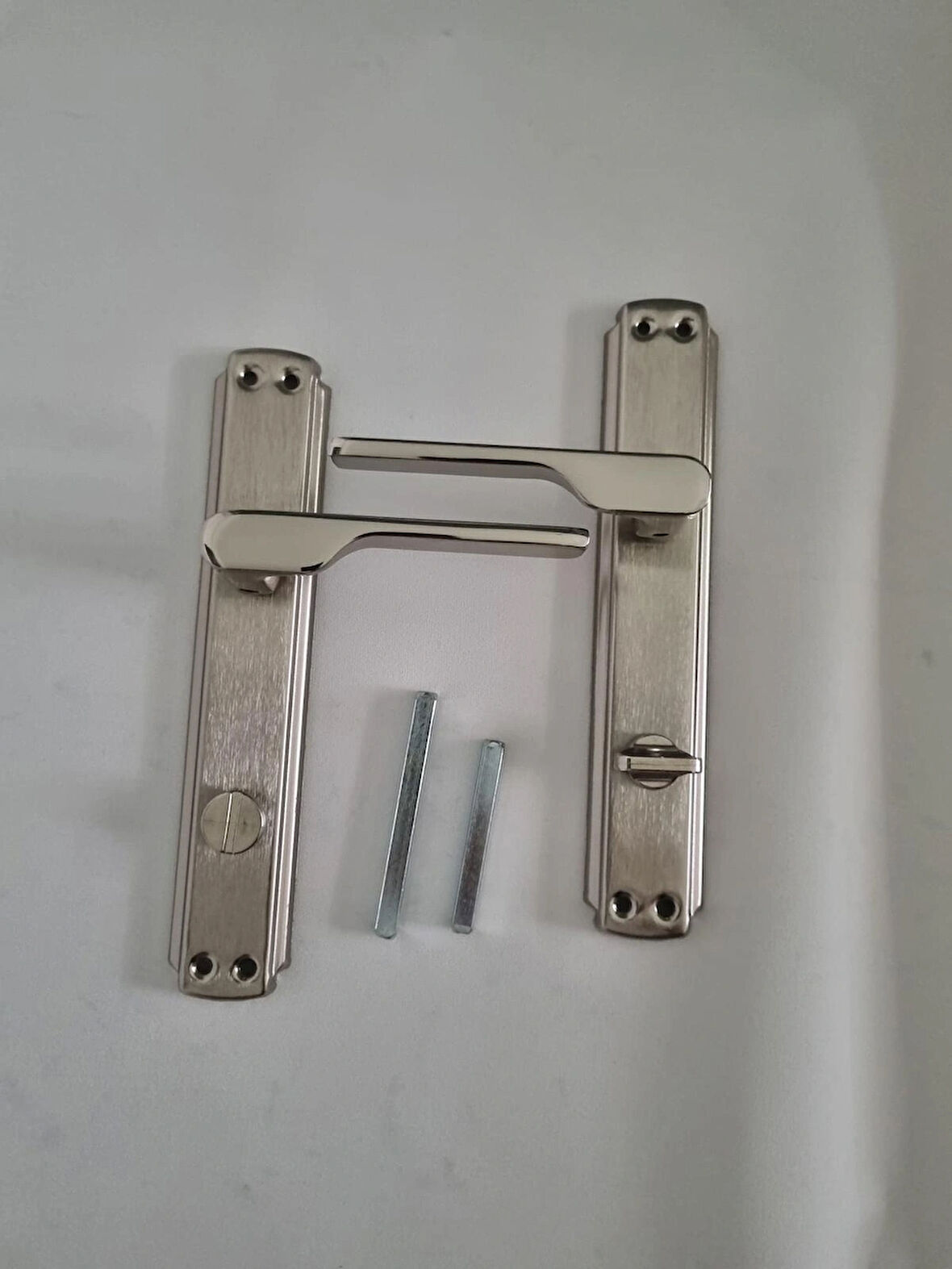 SEDİR KOL AYNALI NİKEL SATEN WC KAPI KOLU