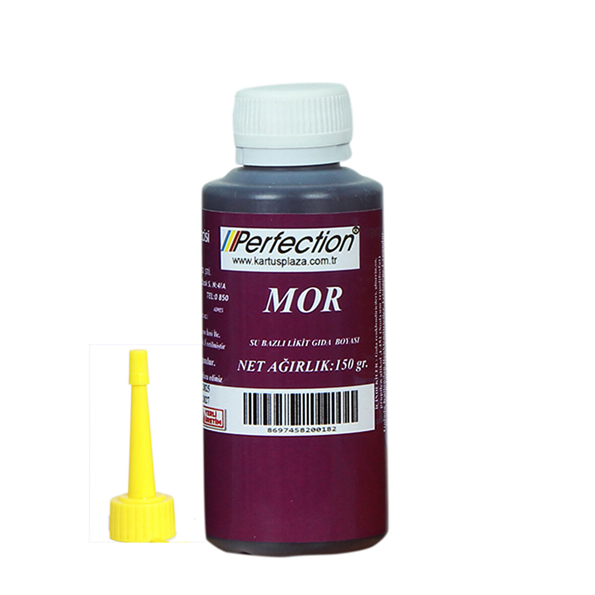 Perfection CHEF Sıvı Su Bazlı Likit Gıda Boyası MOR 150 gr.