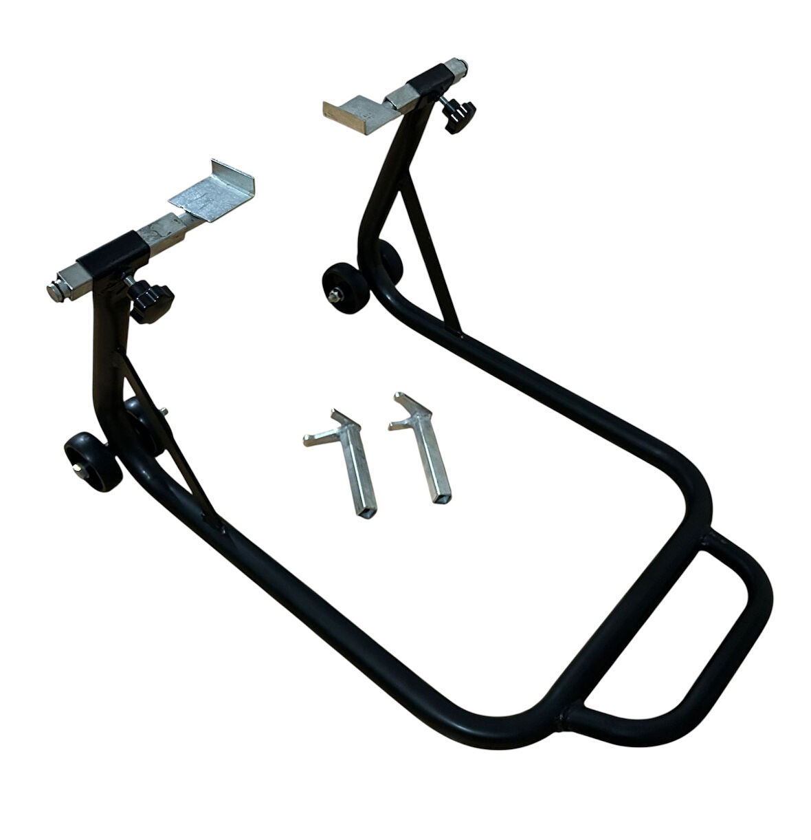 Motosiklet Kaldırma Sehbası Çift Aparatlı Üniversal Siyah (paddock Stand)