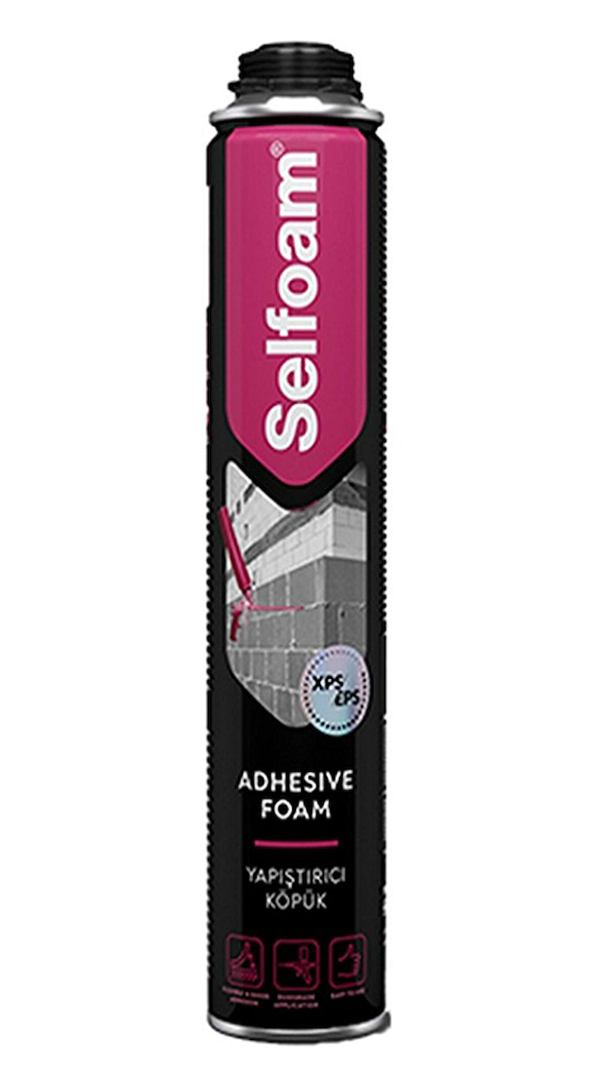 Selsil Poliüretan Tabancalı Montaj Köpüğü 845 Gr -750 Ml.