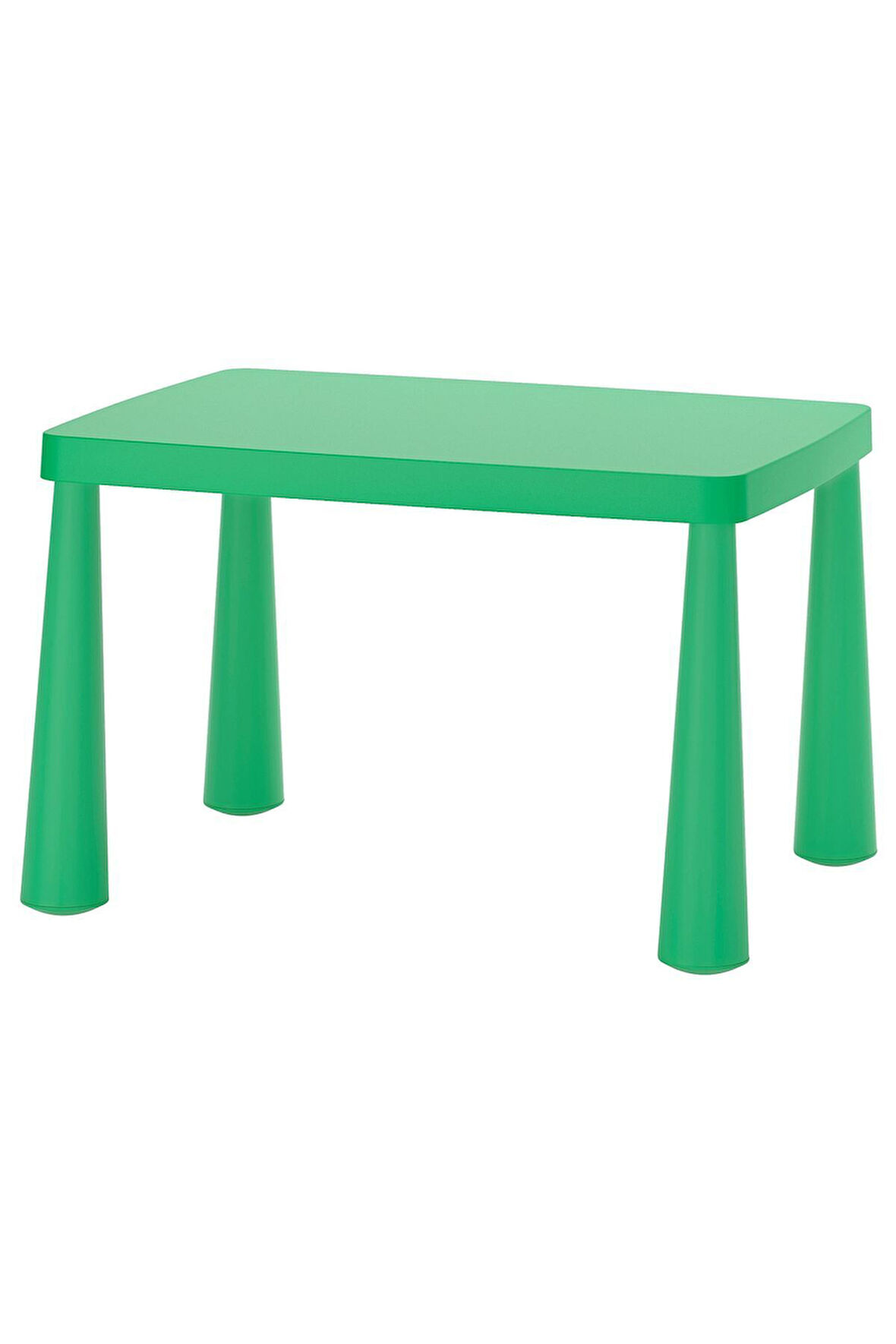 Çocuk Masası, parlak yeşil, 77x55 cm Dikdörtgen