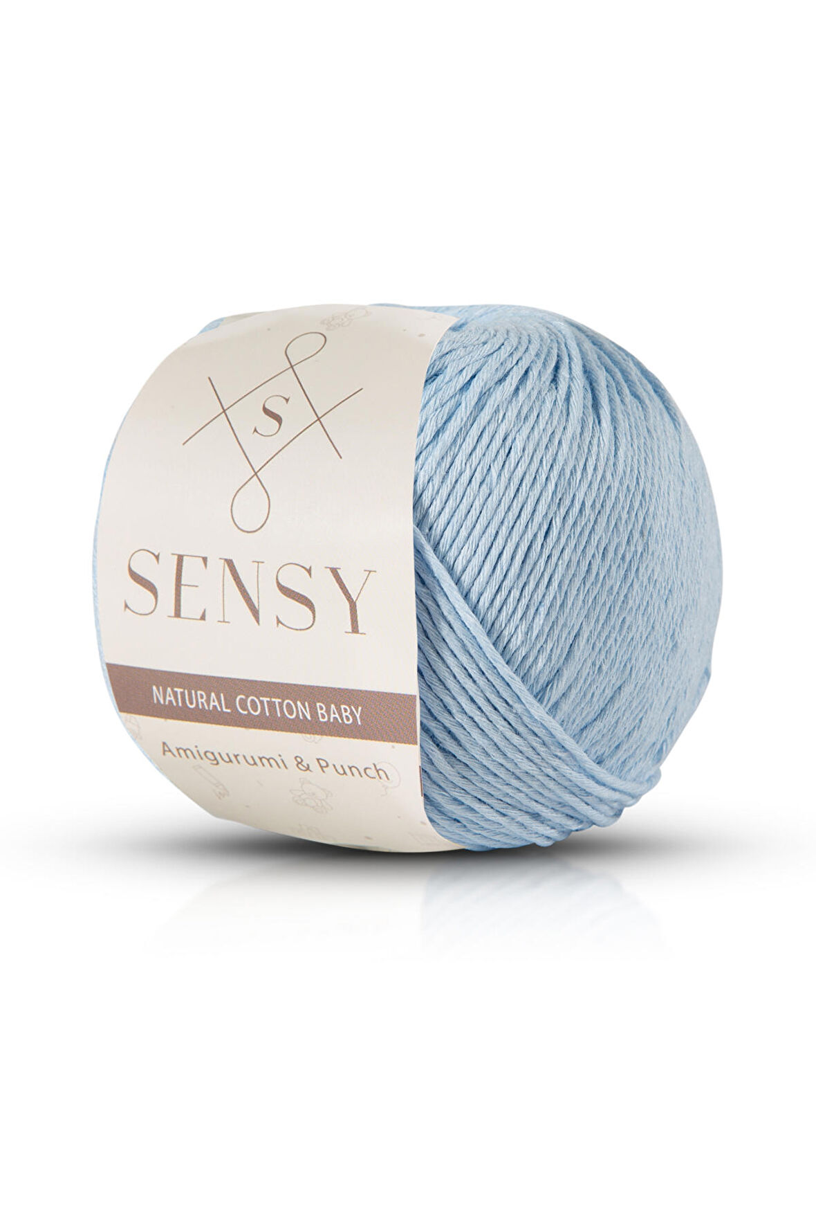 Sensy Premium Amigurumi İpi Punch (Panç) Baby Soft Cotton 50 gr Örgü ip