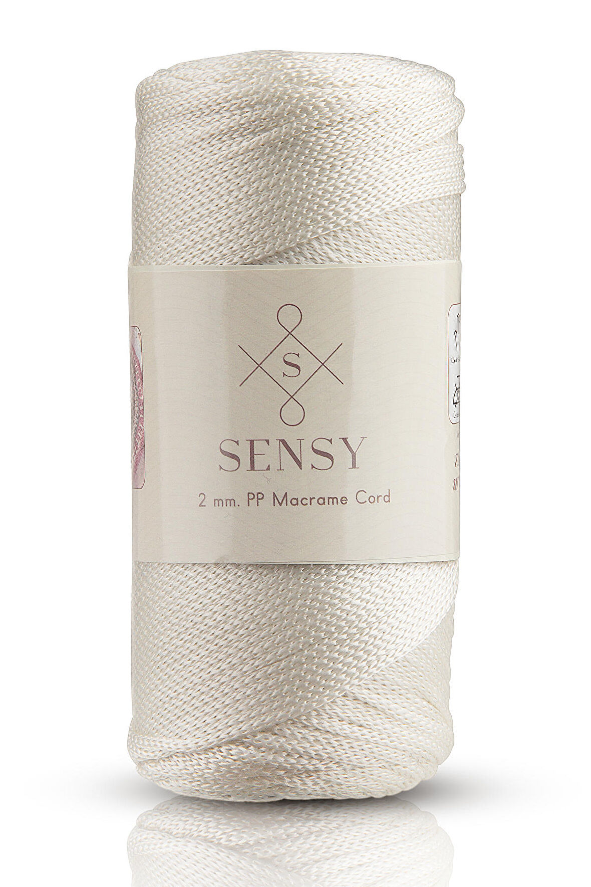 SENSY Premium 200 Gr Polyester Makrome İpi Kot Mavisi 2 Mm - 230 M Supla İp Ve Çanta İpliği