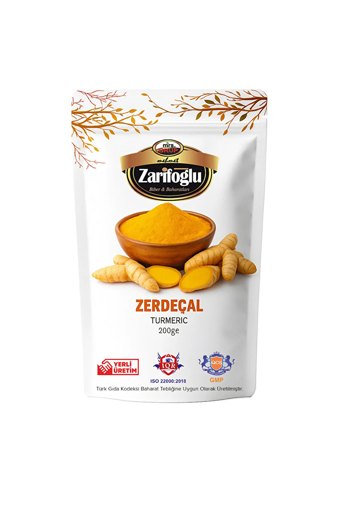 Zerdeçal Toz 200 gr