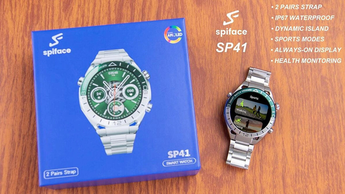 Spiface SP41 Akıllı Saat 1.53 Inç Ekran