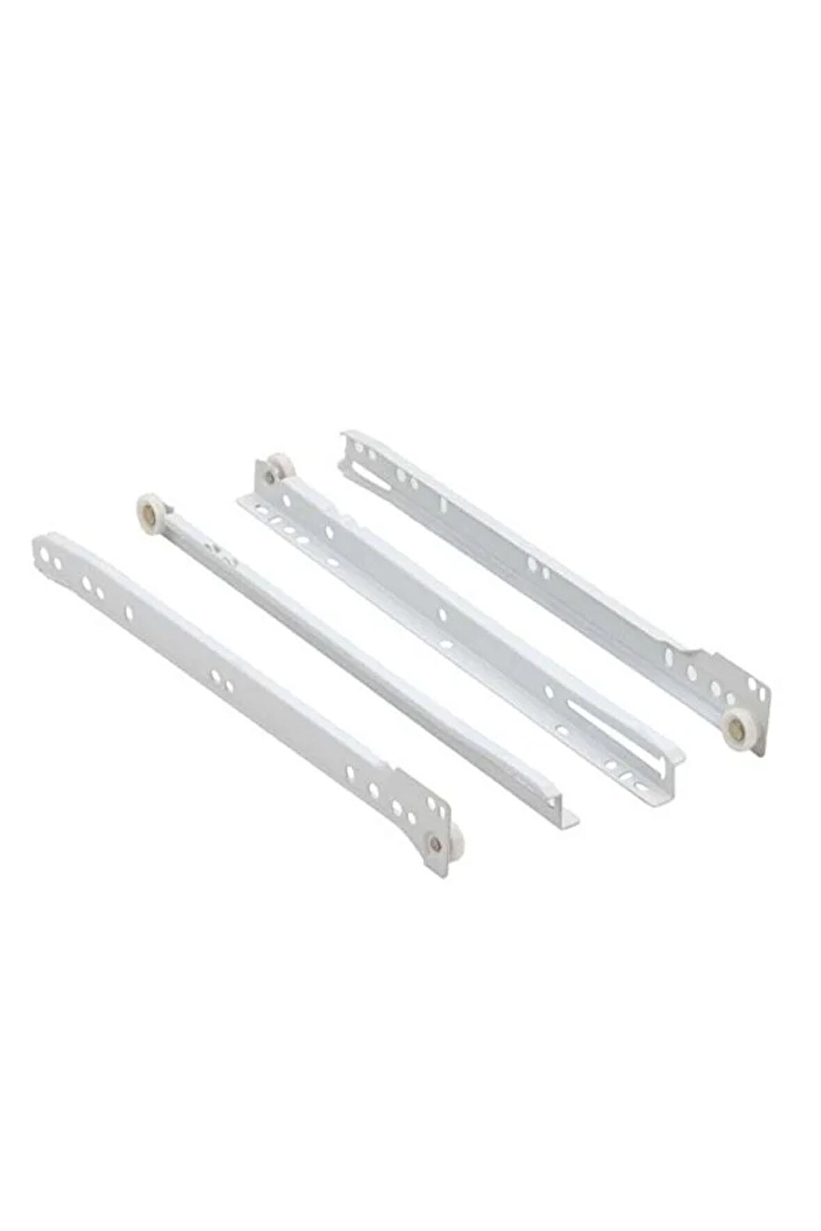 Standart Çekmece Kızağı Dolap Çekmece Rayı Beyaz 45cm 1 Takım (y-çk-45ps)