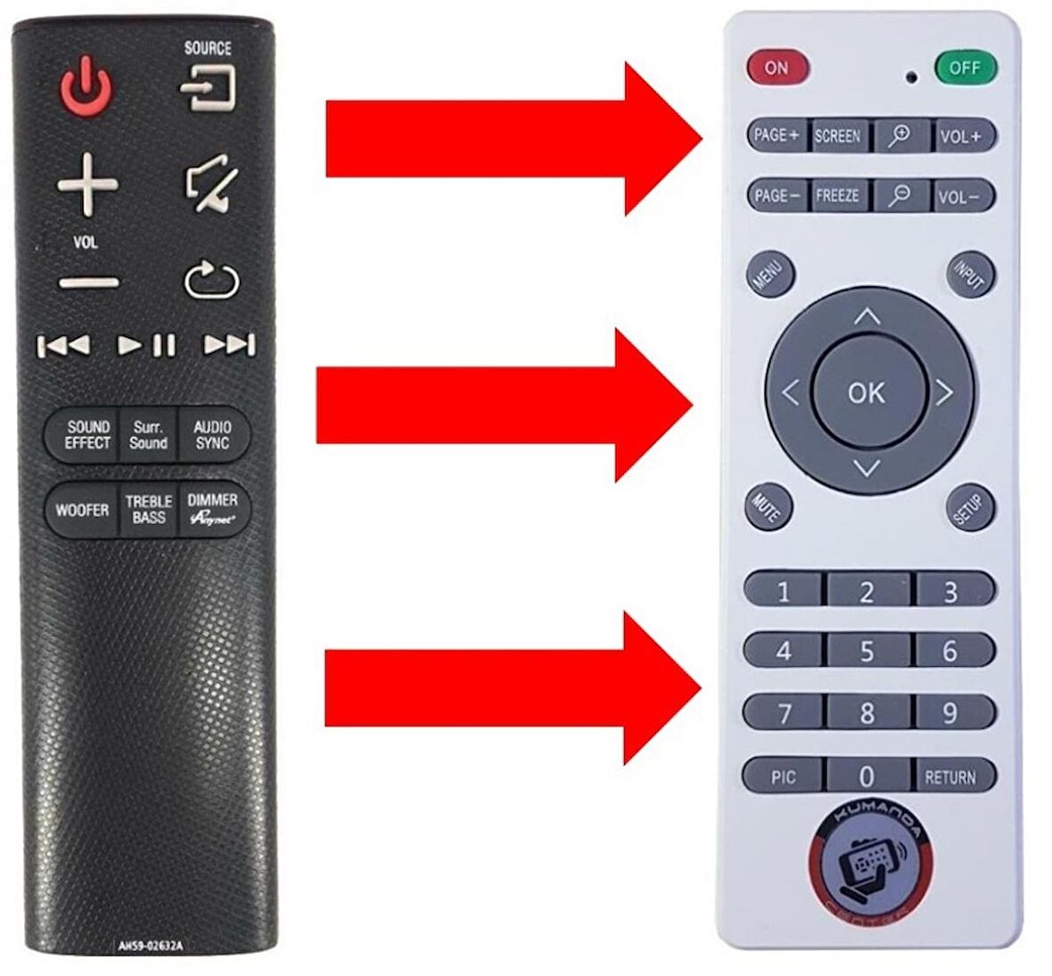 Samsung AH59-02632A Ses Sistemi Kumandası