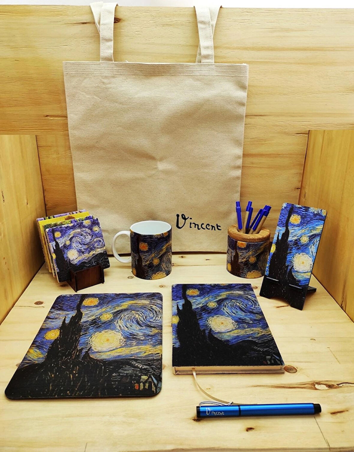 Vincent Van Gogh - Premium Hediyelik Set