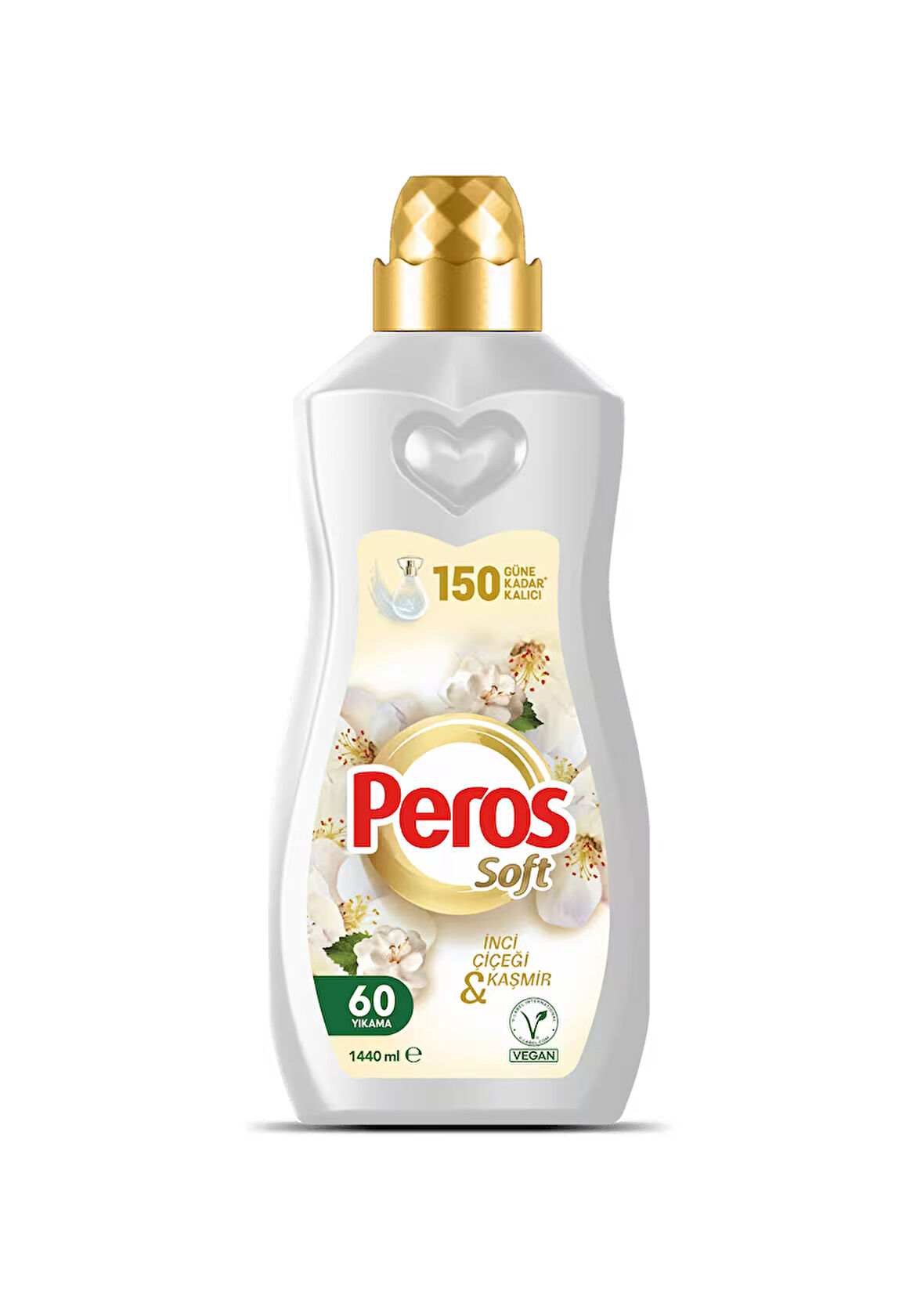 Peros Soft İnci Çiçeği - Kaşmir Konsantre 60 Yıkama Yumuşatıcı 1440 ml 4 adet