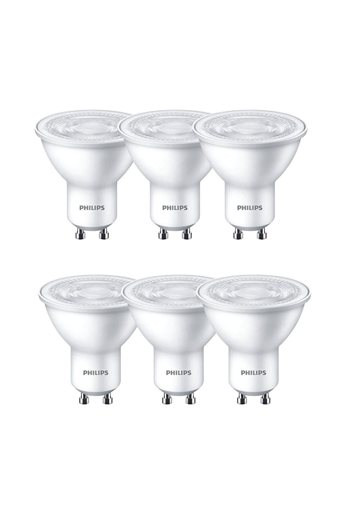 PHILIPS LED SPOT 50W GU10 BEYAZ GÜN IŞIĞI 4000K 6LI