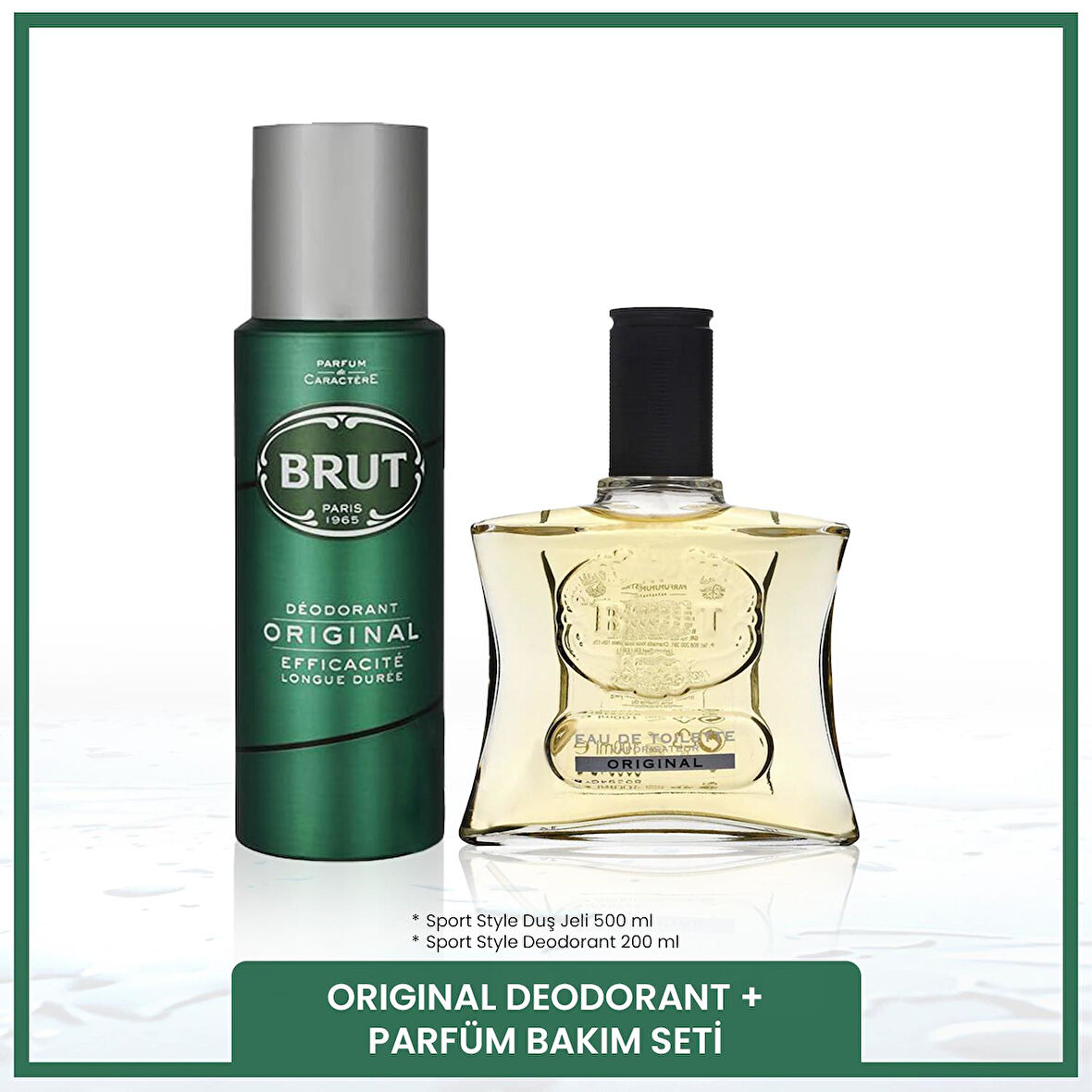 Original Erkek Bakım Seti Parfüm EDT 100 ml, Deodorant 200 ml