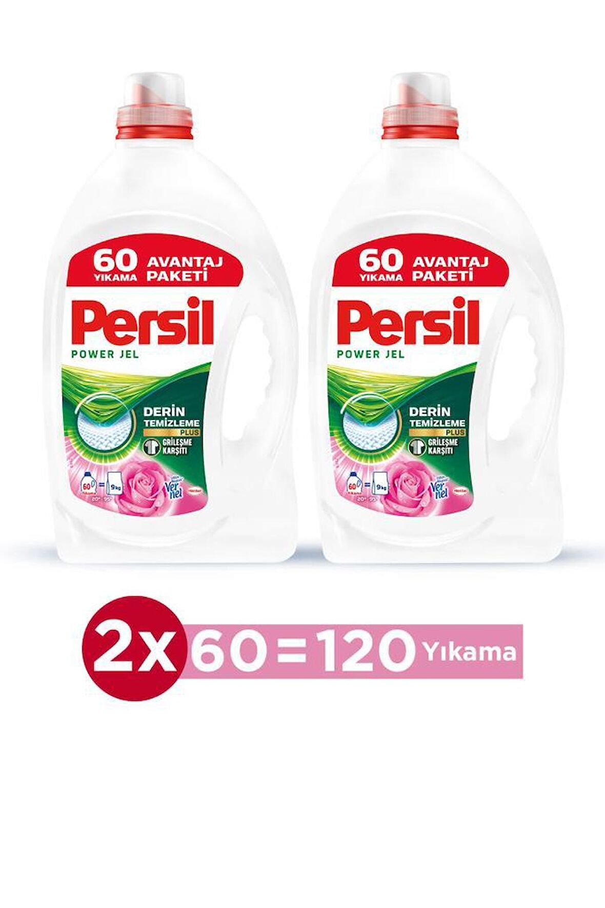 Persil Jel Gül 2'li Set (120 Yıkama) 4200 ml