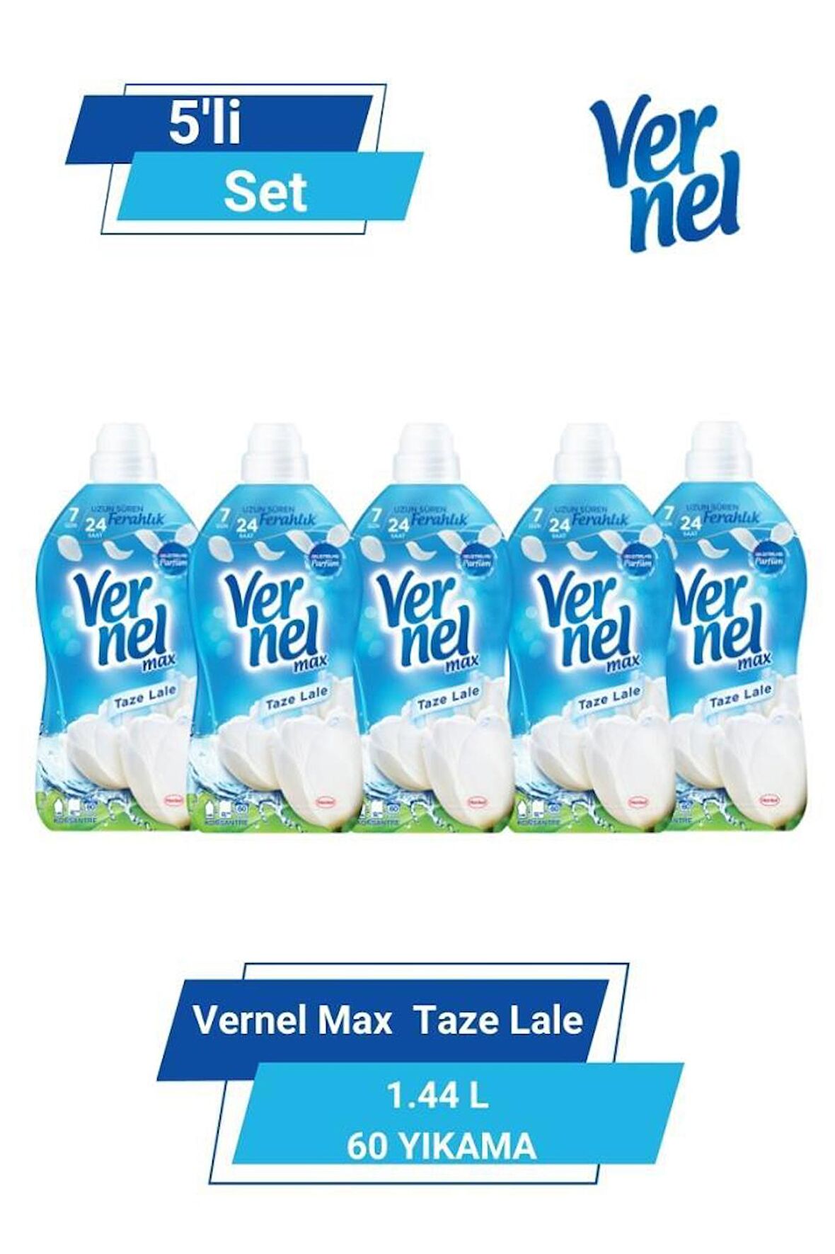 VERNEL MAX TAZE LALE 1.44 L 60 YIKAMA  5'li Set