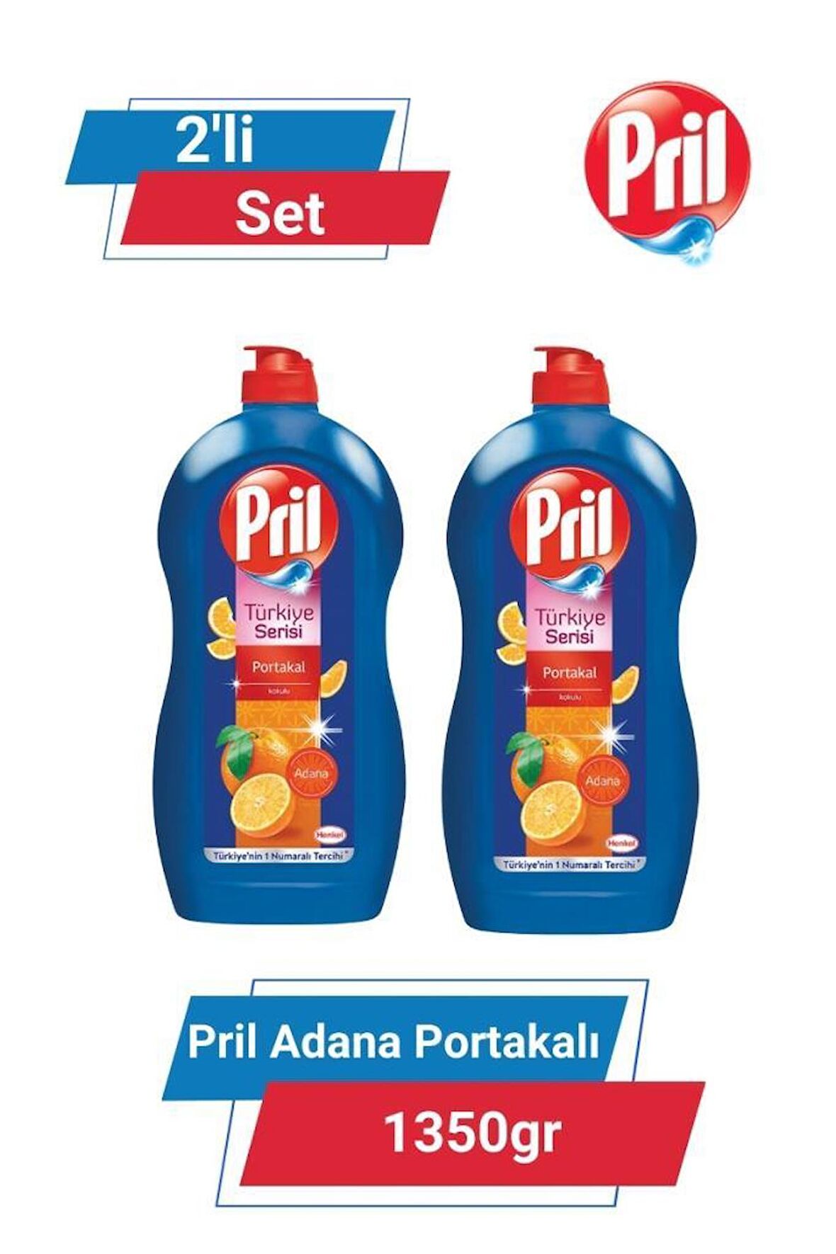 PRİL ADANA PORTAKALI 1350gr 2'li Set