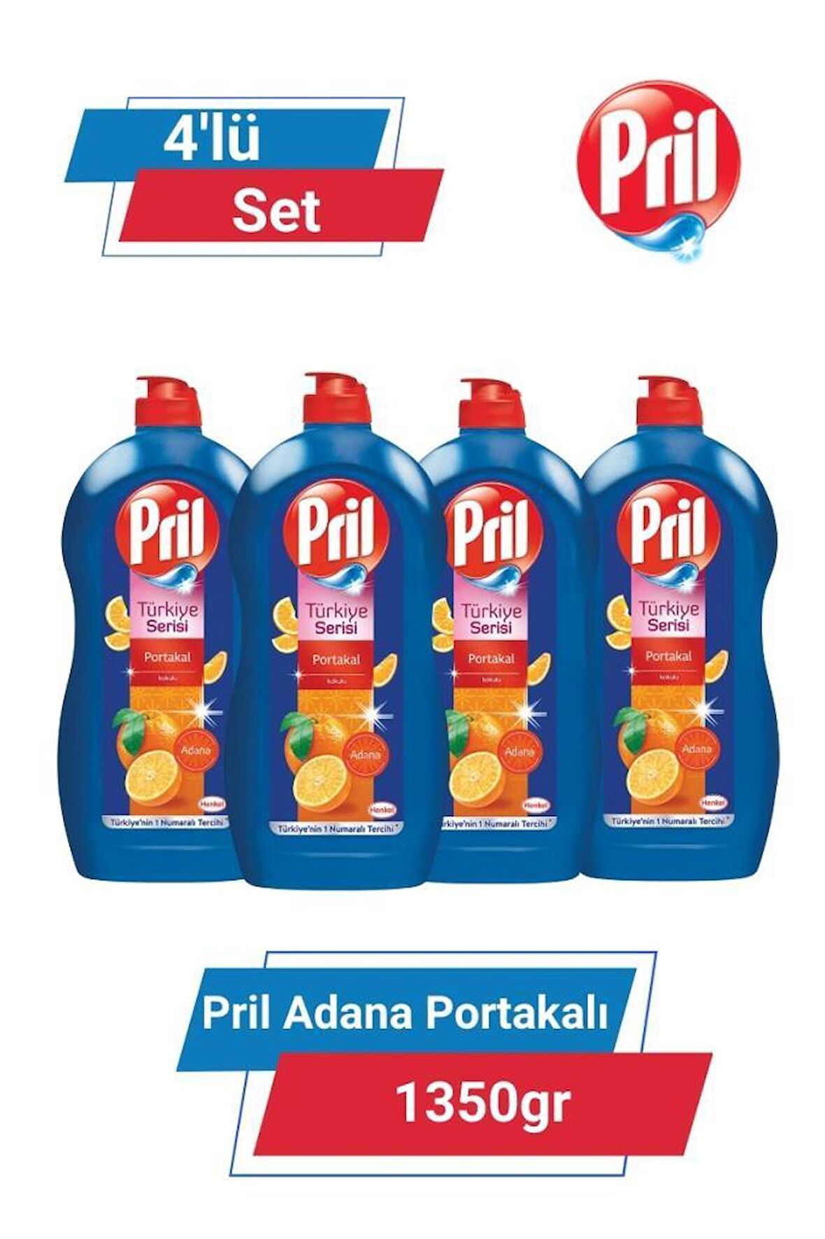 PRİL ADANA PORTAKALI 1350gr 4'lü Set