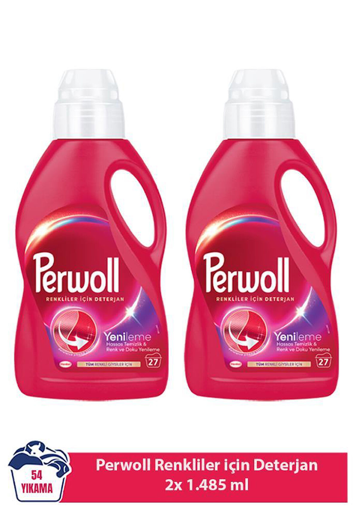 Perwoll Yenileme Renkliler 2x 1.485 ml 54 Yıkama  