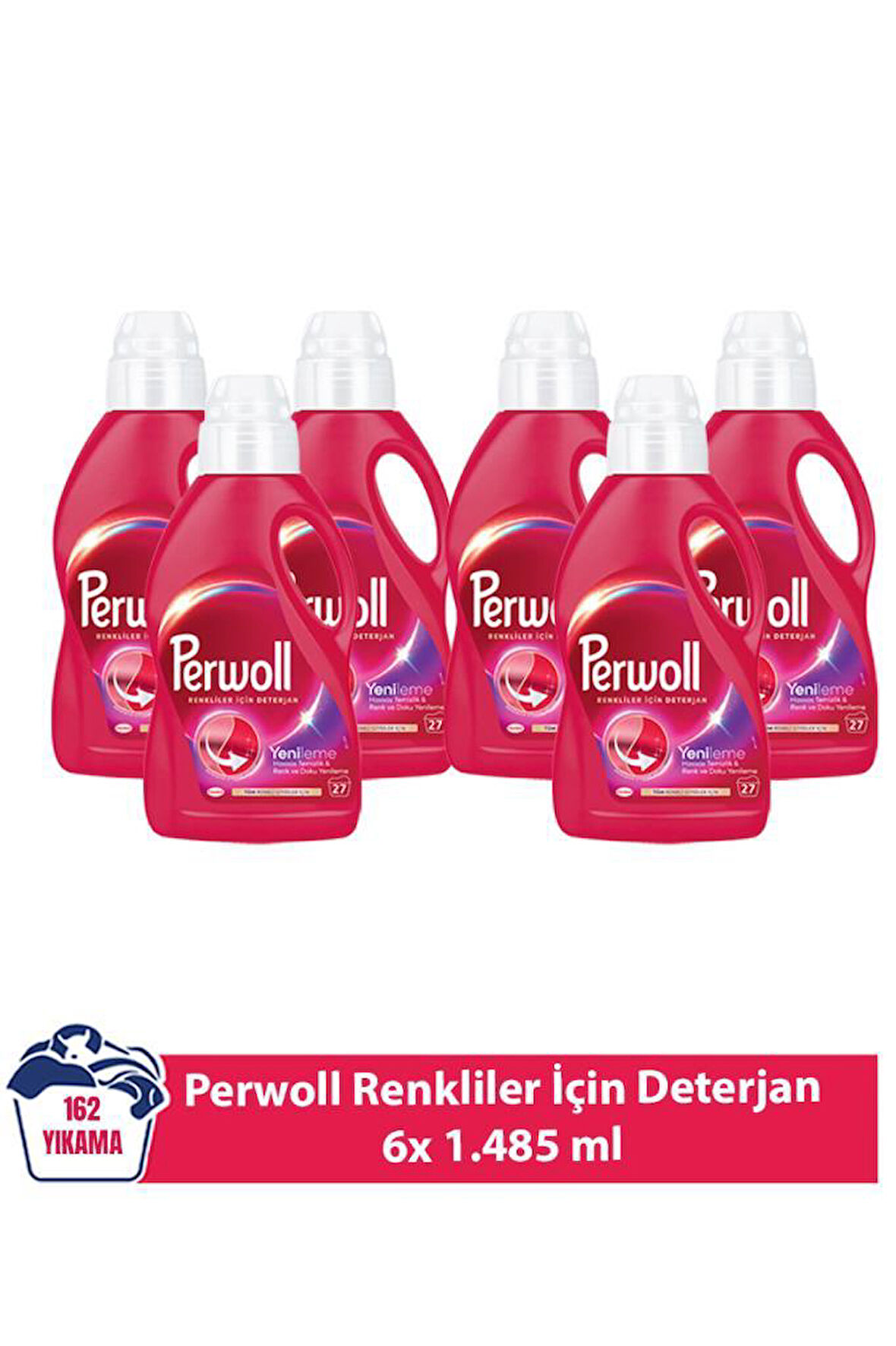 Perwoll Yenileme Renkliler 6x 1.485 ml 162 Yıkama  
