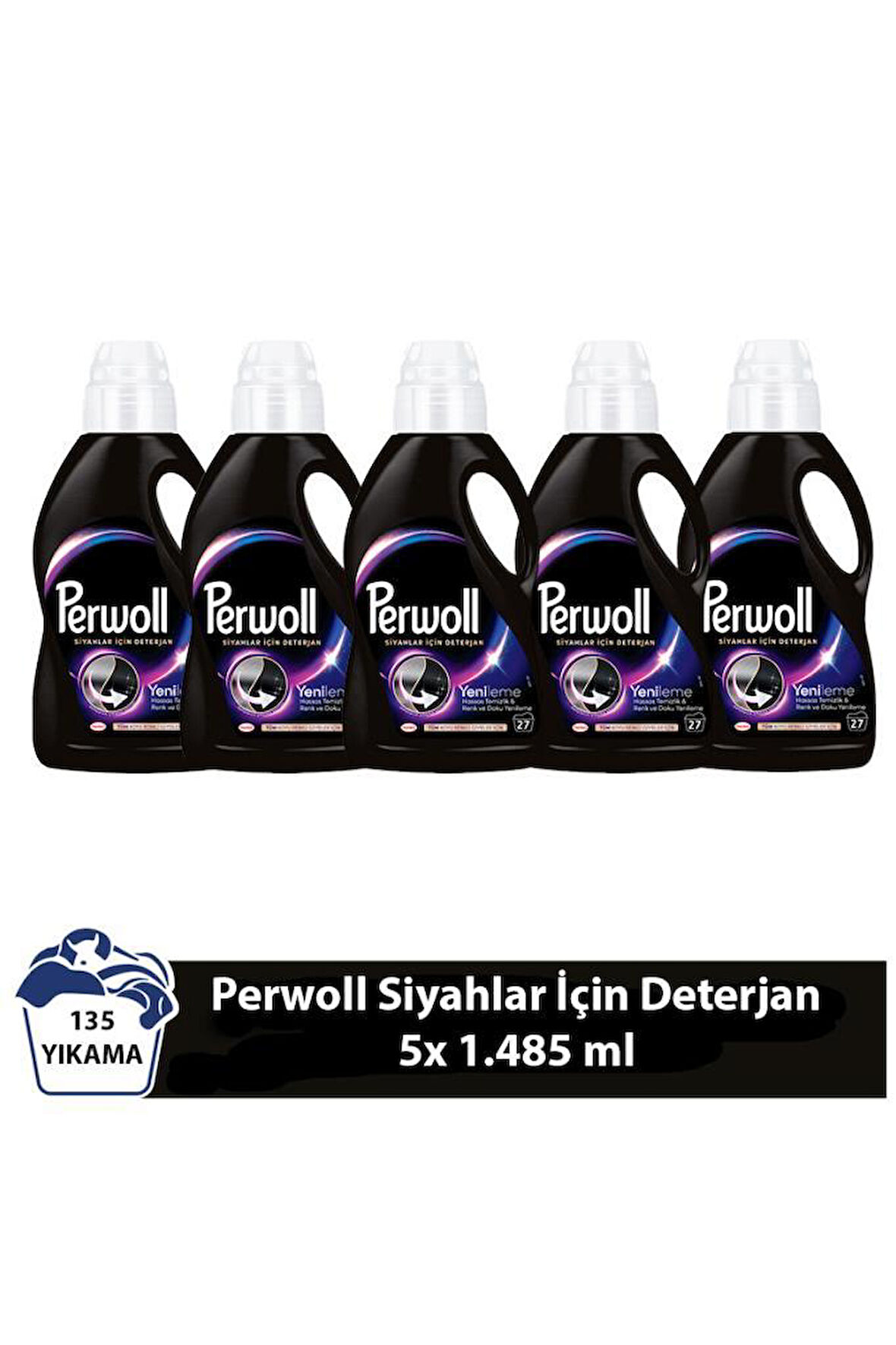 Perwoll Yenileme Siyahlar 5x 1.485 ml 135 Yıkama  