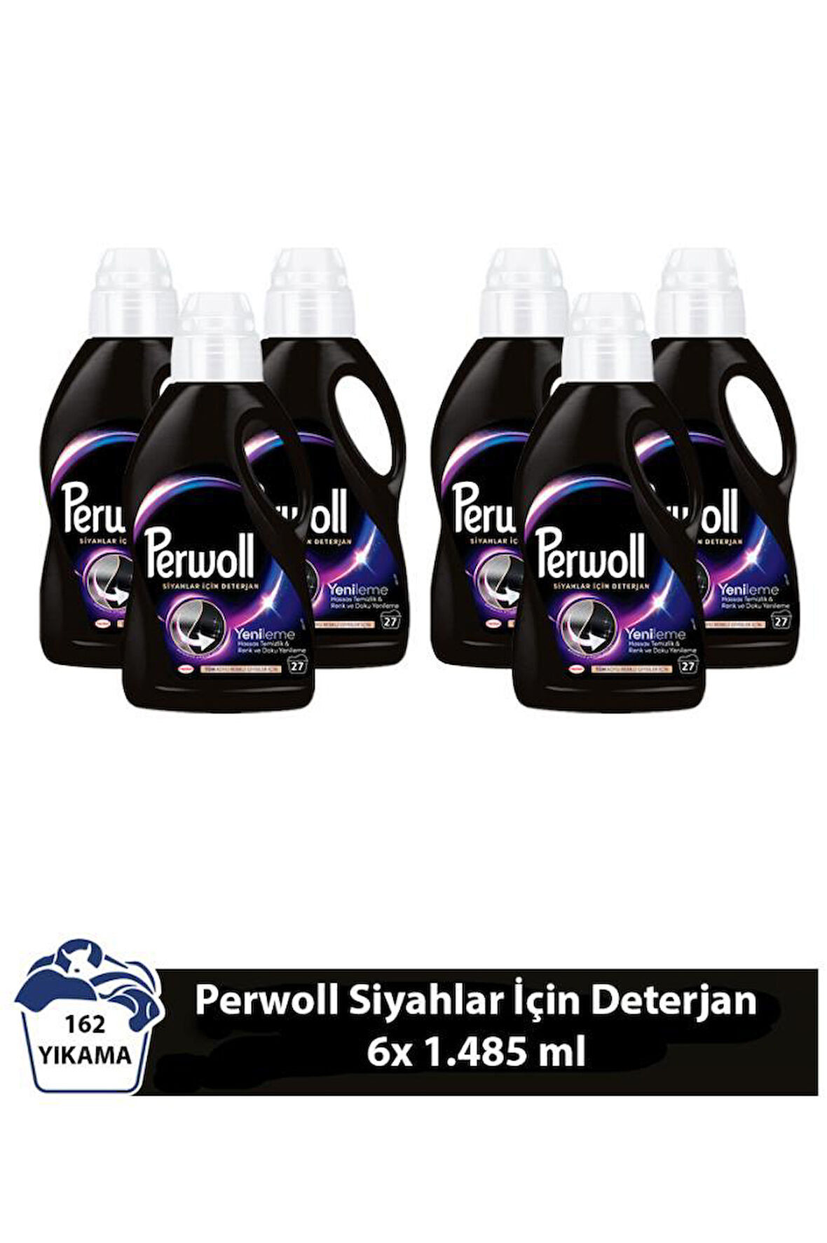 Perwoll Yenileme Siyahlar 6x 1.485 ml 162 Yıkama  