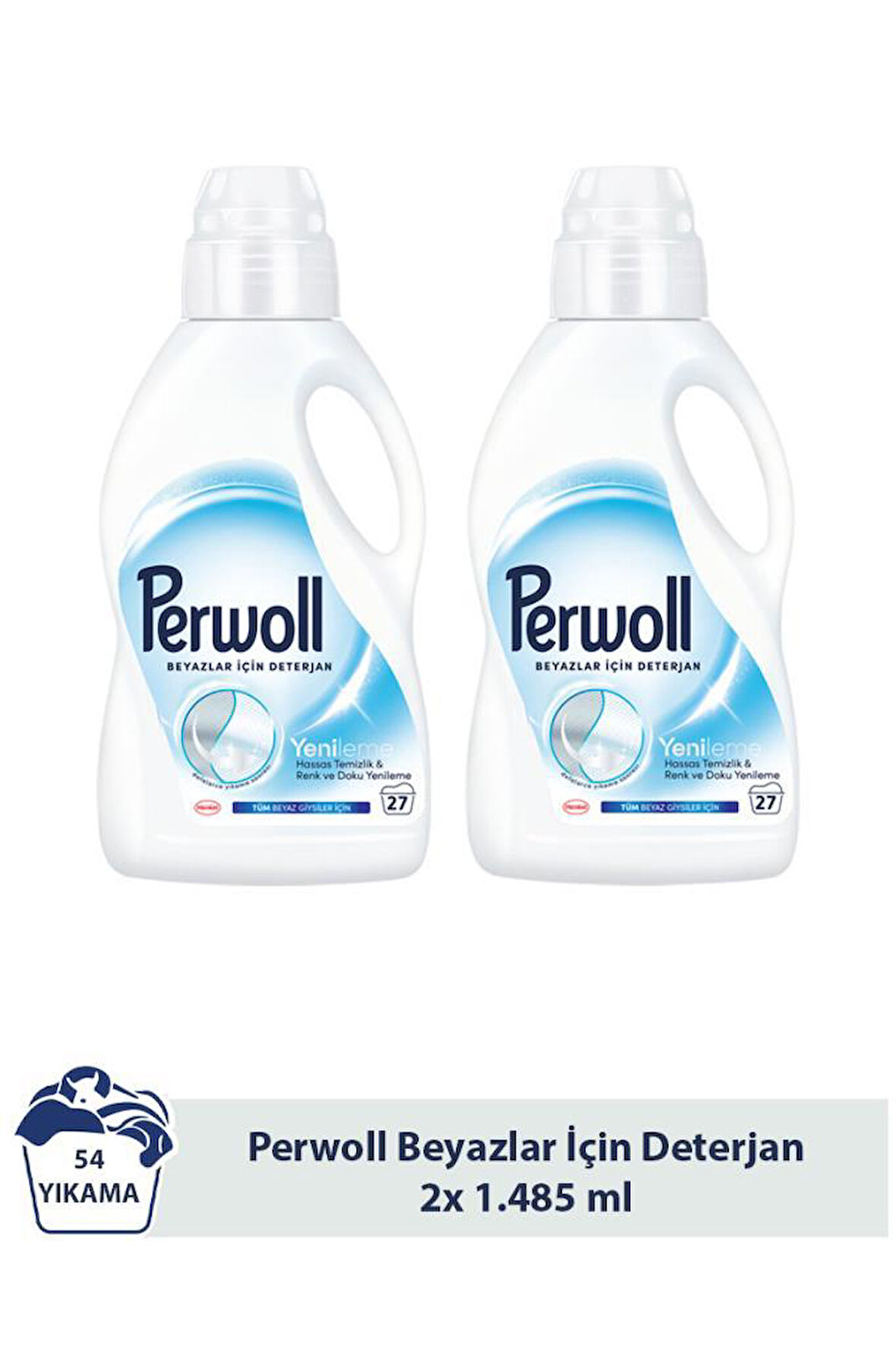 Perwoll Yenileme Beyazlar  2x 1.485 ml 54 Yıkama  