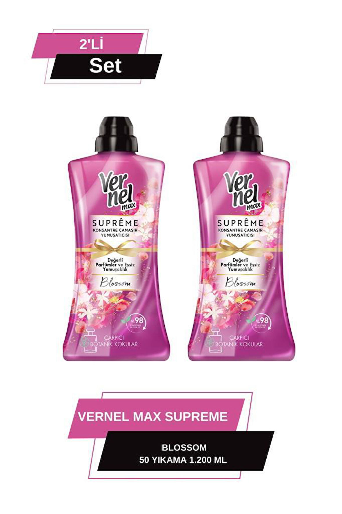 Vernel Max Supreme Blossom 1.2L 50 YıkamaX2