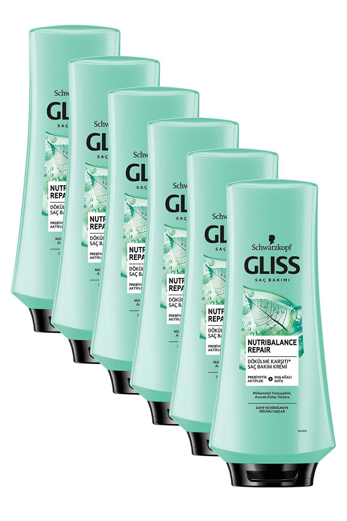 Gliss Nutribalance Repair Saç Dökülmesi Karşıtı Saç Kremi 360 ml X 6 Adet