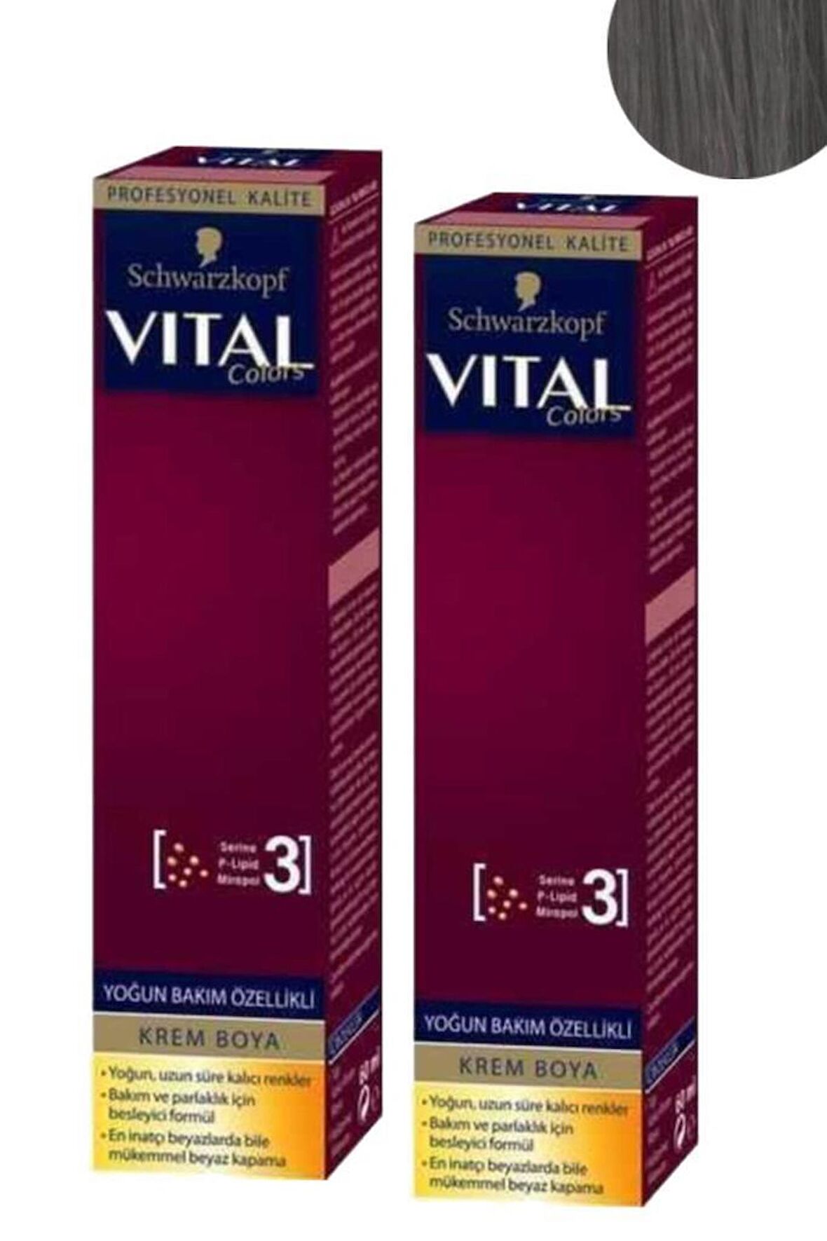 Vital Colors Koyu Gümüş P-11 Saç Boyası 60 ml x 2 Adet