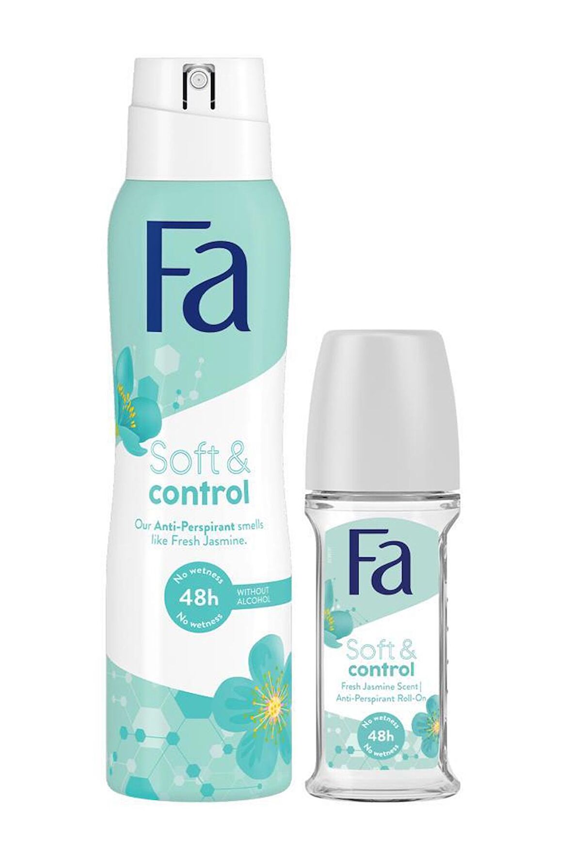 Fa Soft & Control Roll-On 50 Ml + Soft & Control Deosprey 150 Ml