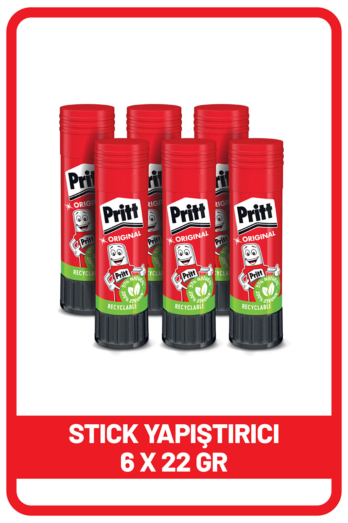 Pritt Stick Yapıştırıcı 22 G 6 Adet