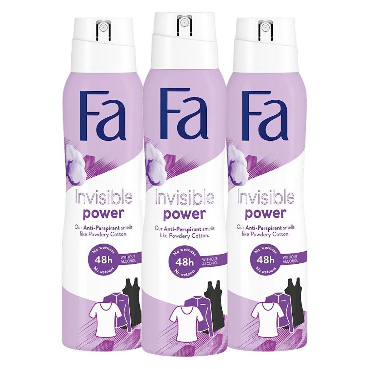 Fa Invisible Power Deosprey X 3 Adet