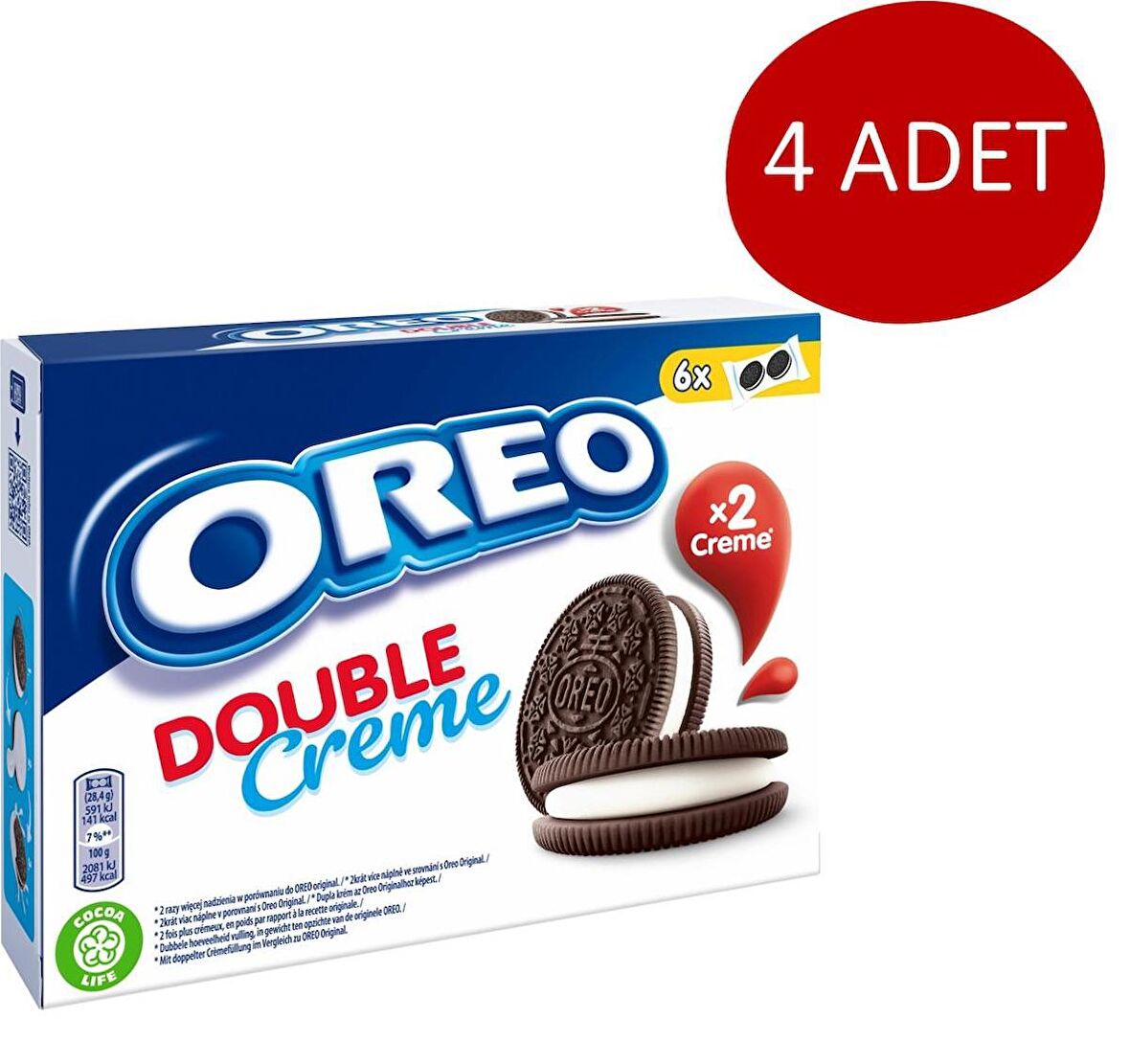 Bisküvi Duble Krema 170 Gr 4’lü Paket