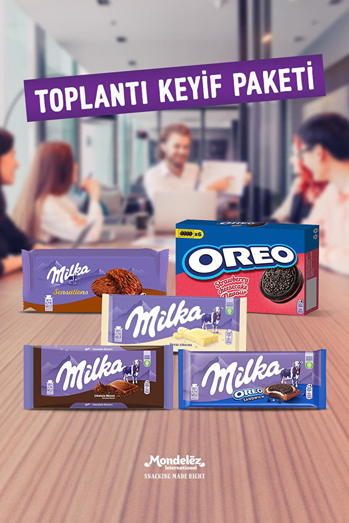 Toplantı Keyif Paketi- (Çikolata-Bisküvi)